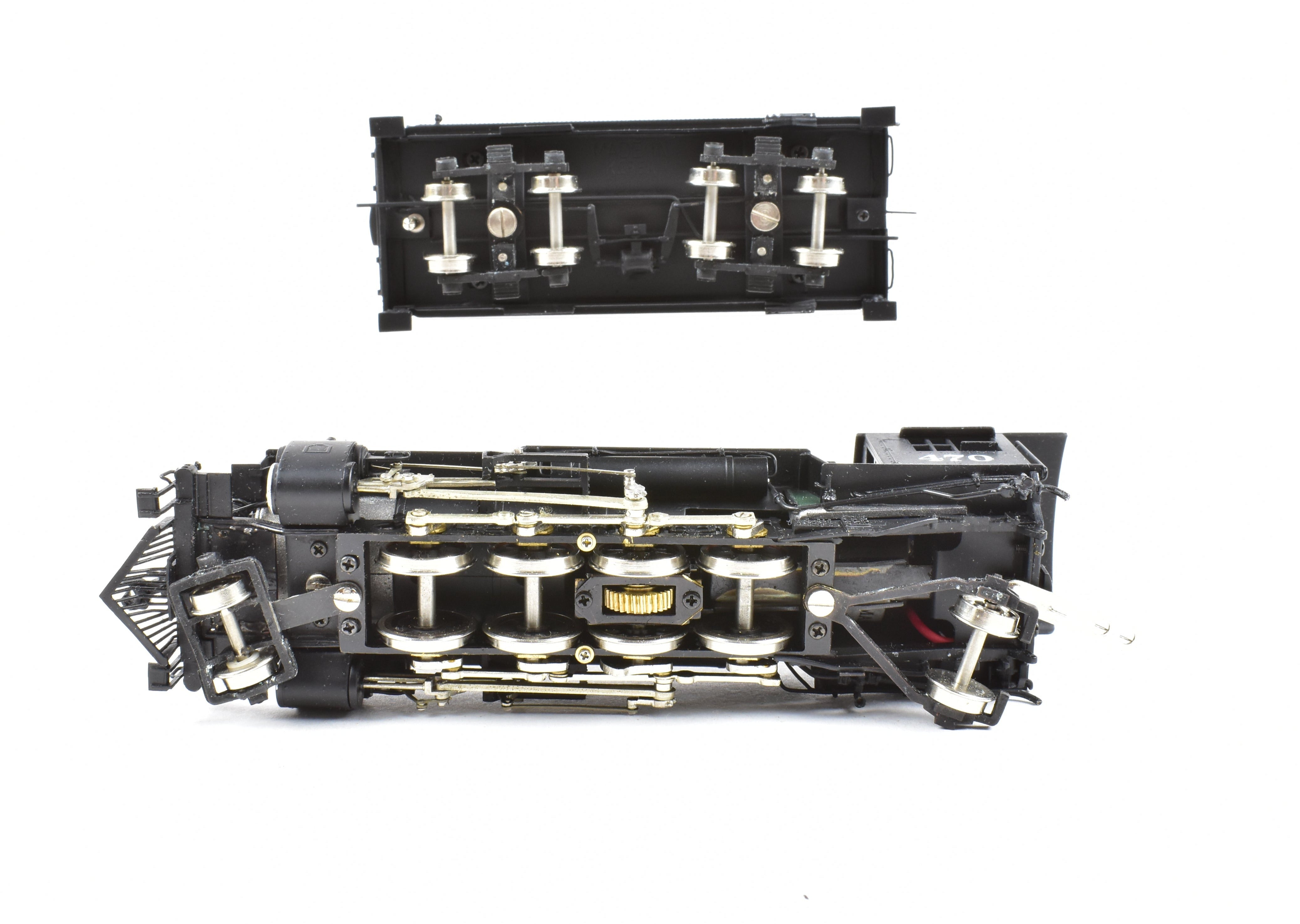 HOn3 Scale Brass Model Train - Sunset Models D&RGW (Denver & Rio Grande Western) K - 28 2 - 8 - 2 Steam Locomotive, Factory Painted No. 470