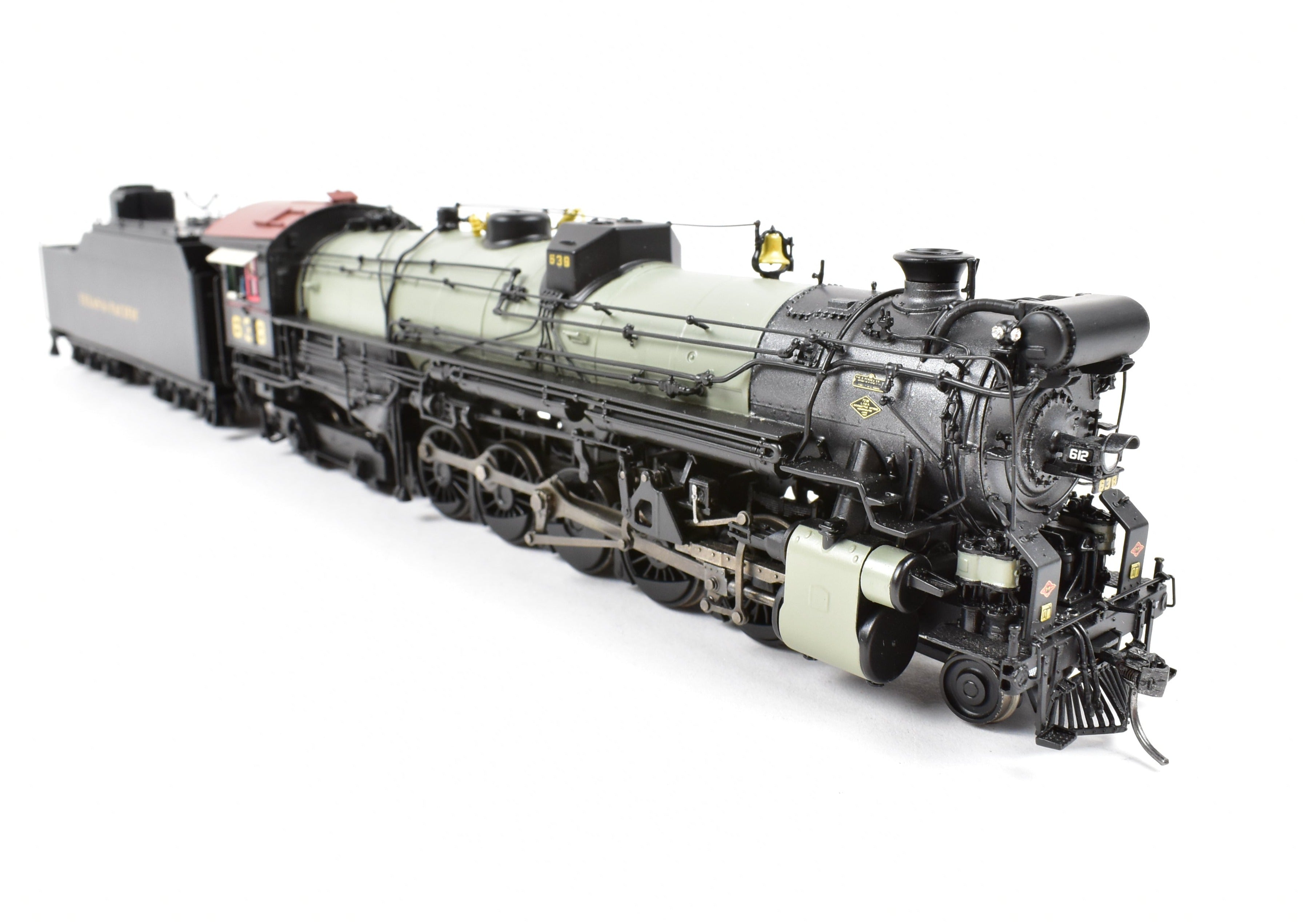 HO Scale Brass Hybrid BLI T&P 2-10-4 FP DCC & Sound Renumbered #638