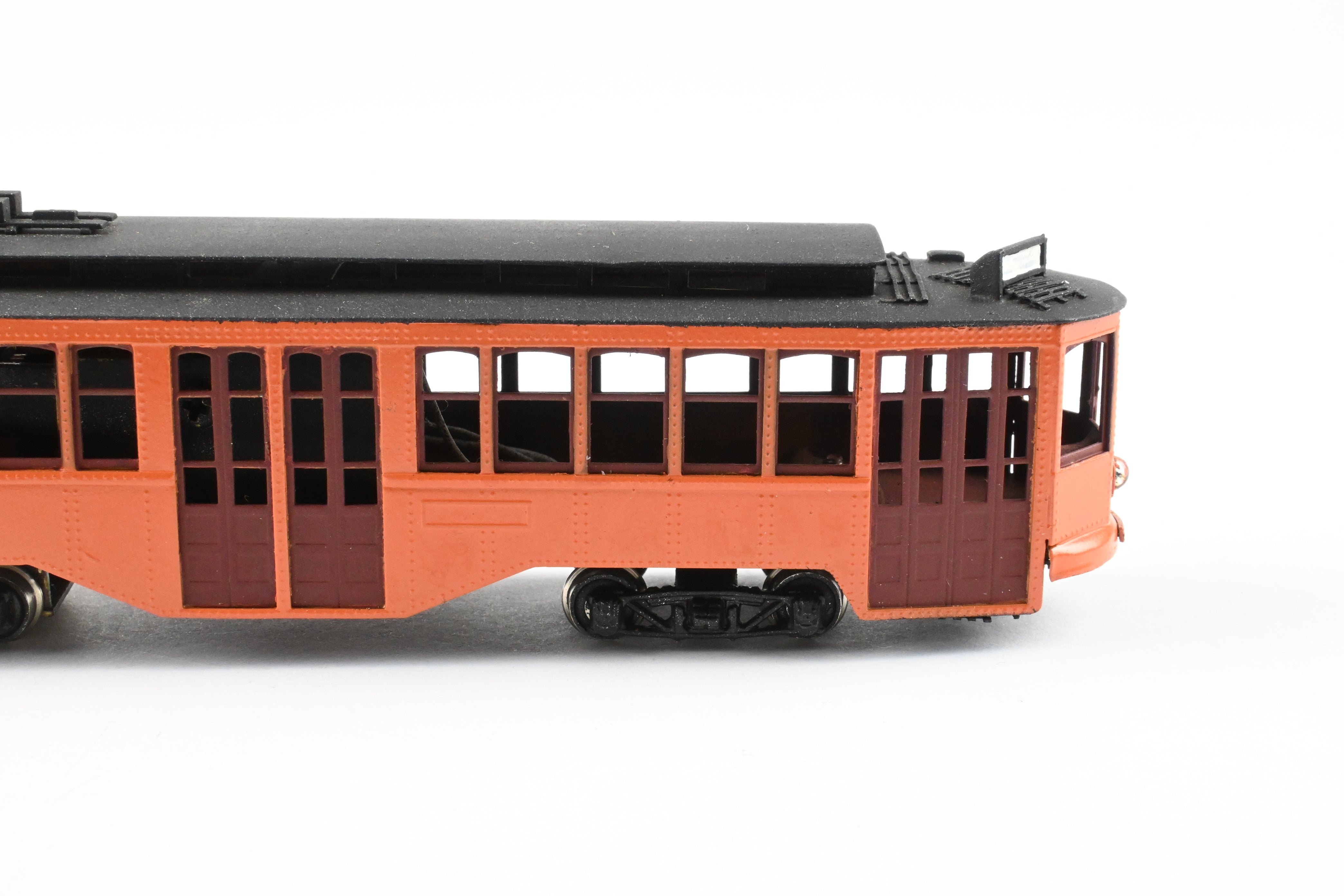 HO Scale Brass Fairfield Models Pittsburgh Railway Co. Single End Version Jones Trolley Car Collectible Model