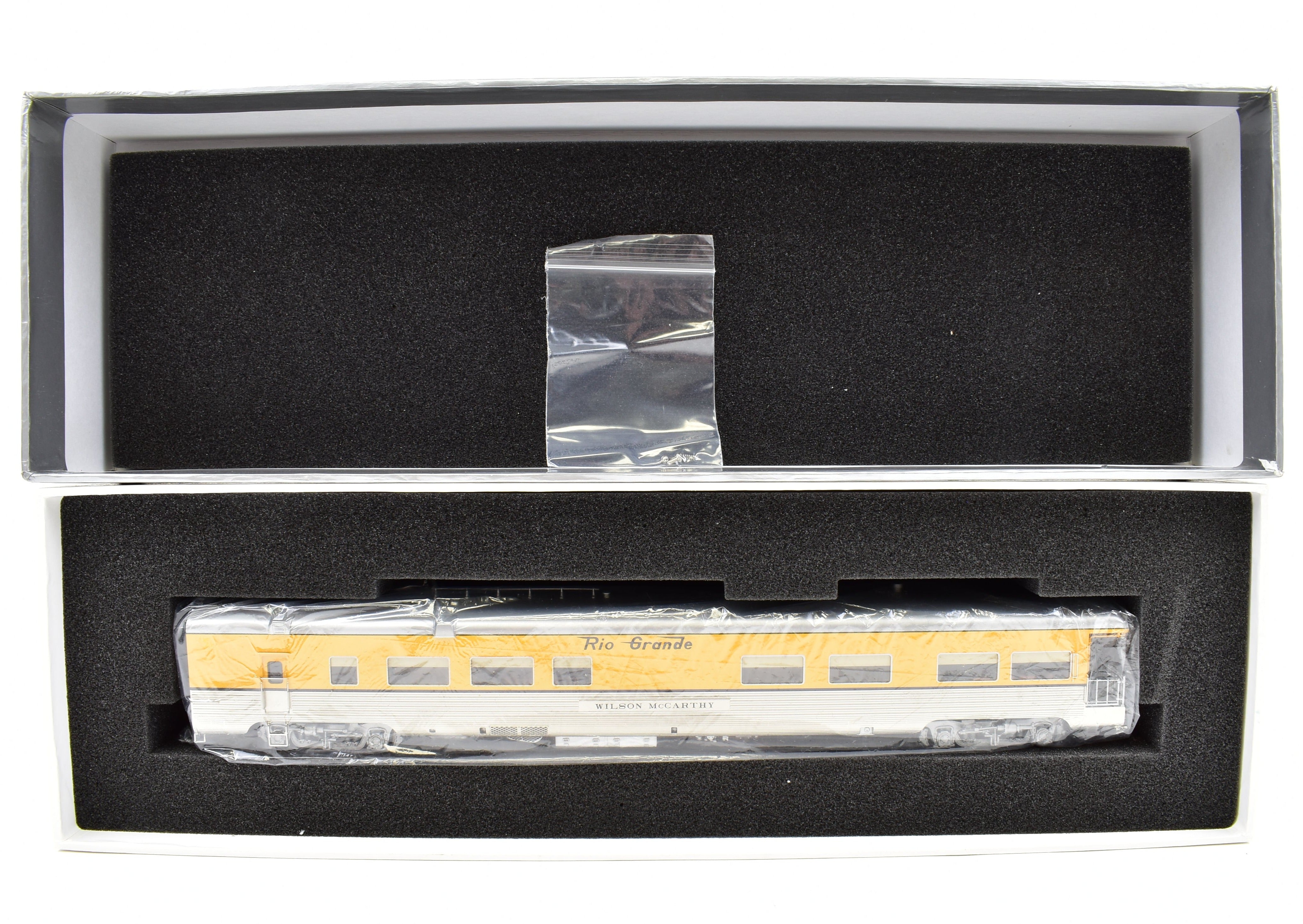 HO Scale Brass Colorado Division Point Denver & Rio Grande Western Lightweight Business Car Wilson McCarthy Factory Painted Model Train