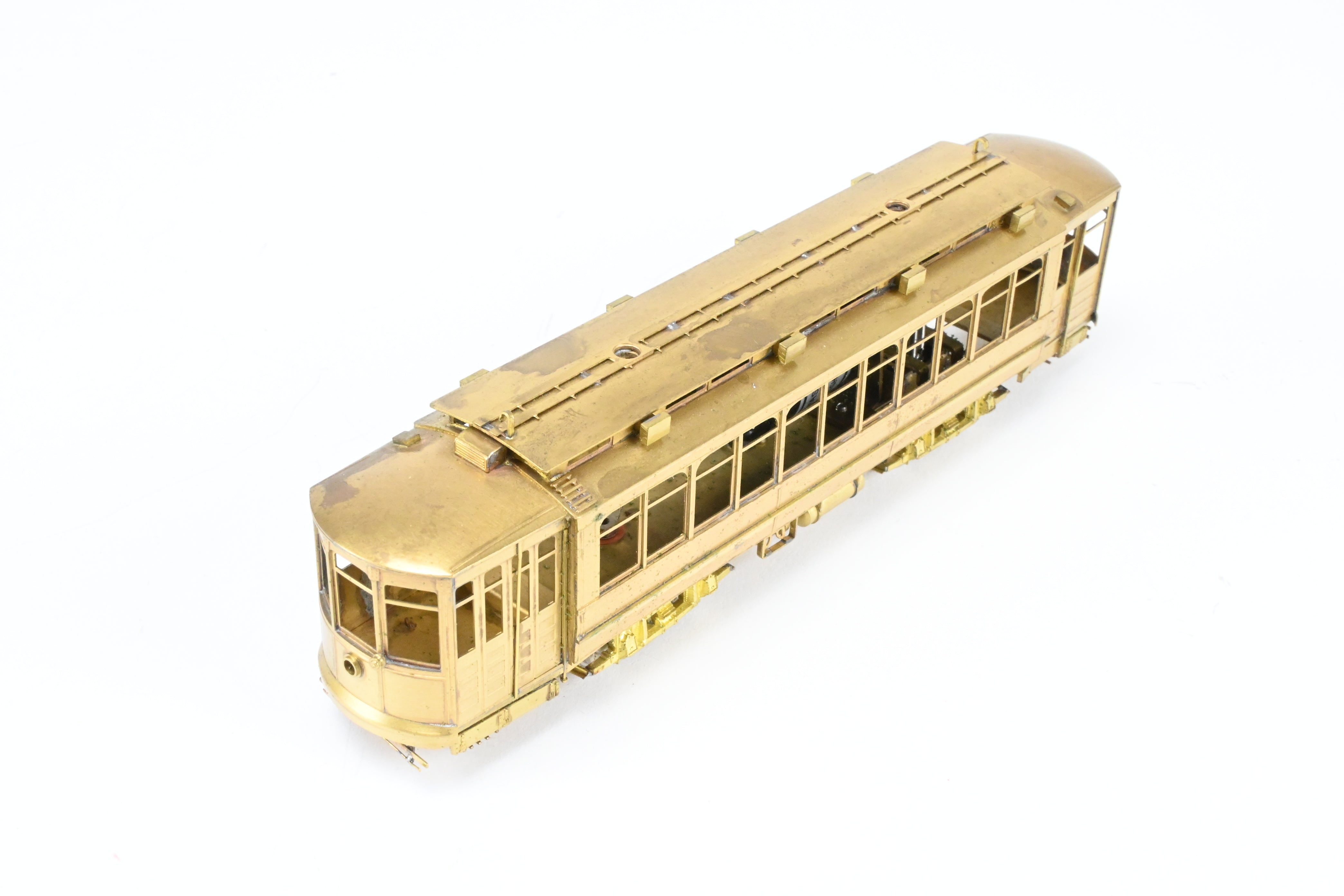 HO Scale Brass Chicago Surface Lines 346 City Big Brill Car Model by Fairfield Models without Trolley Poles