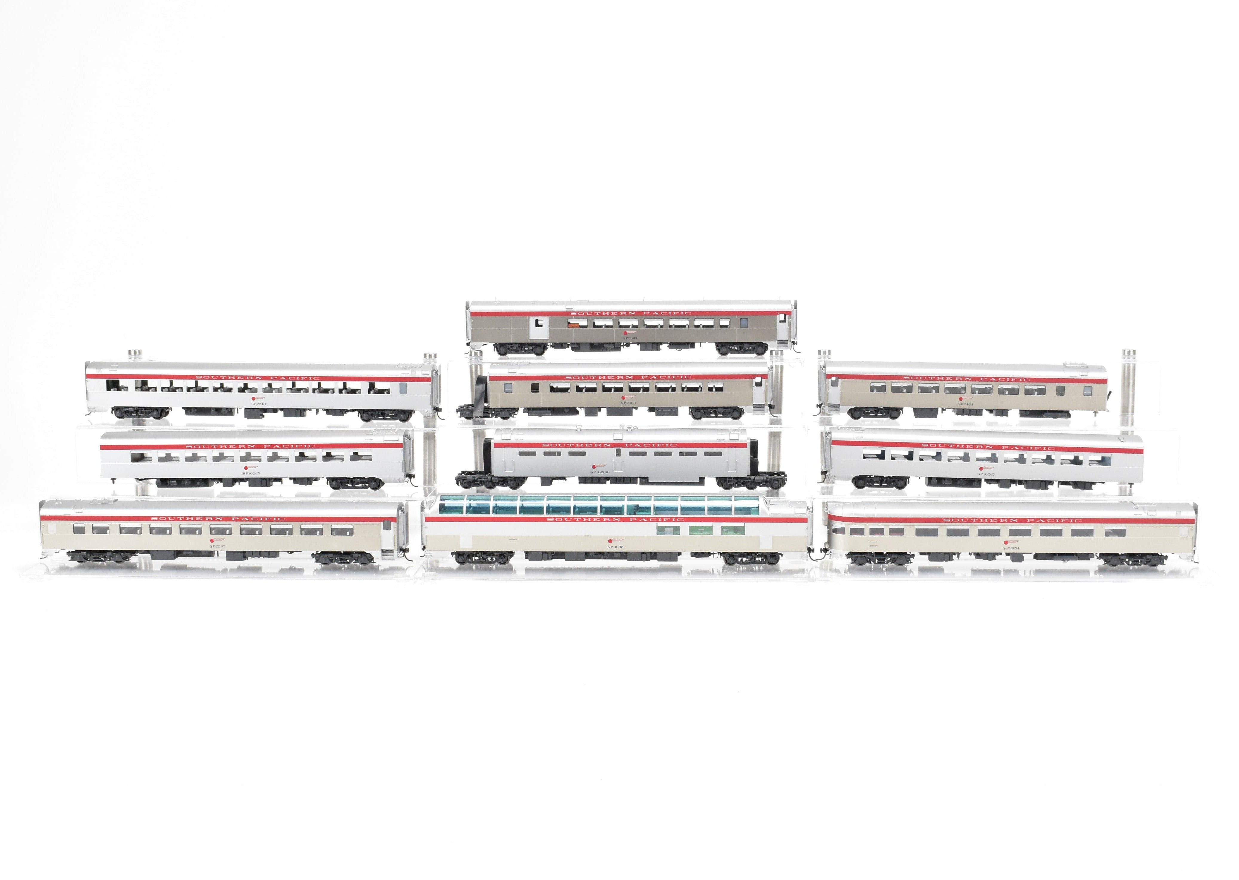 1960s HO Scale Brass SP Coast Daylight 10-Car Set by UTI