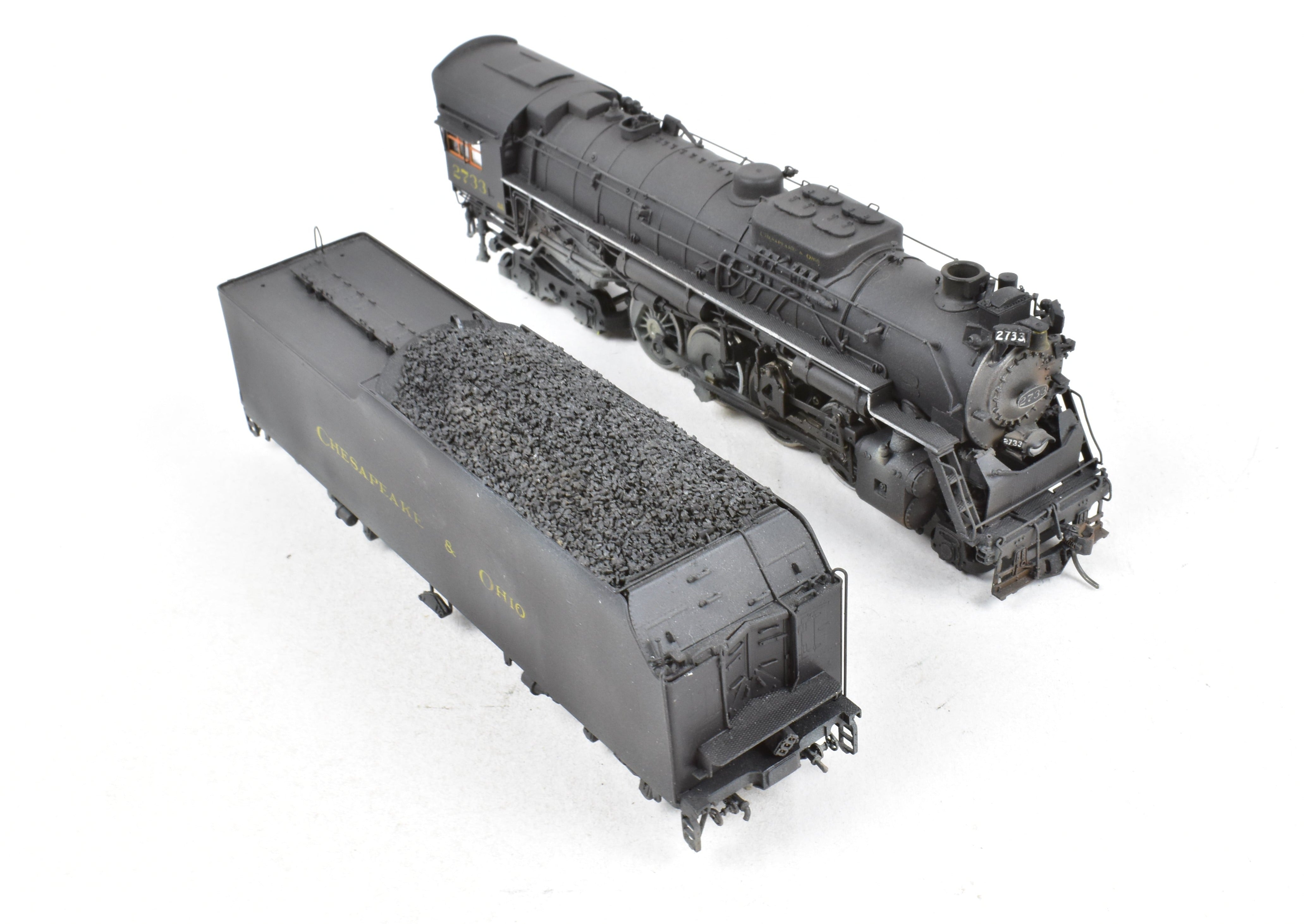 HO Brass Precision Scale Co. C&O K-4 Class 2-8-4 No. 2733 DCC Sound Model