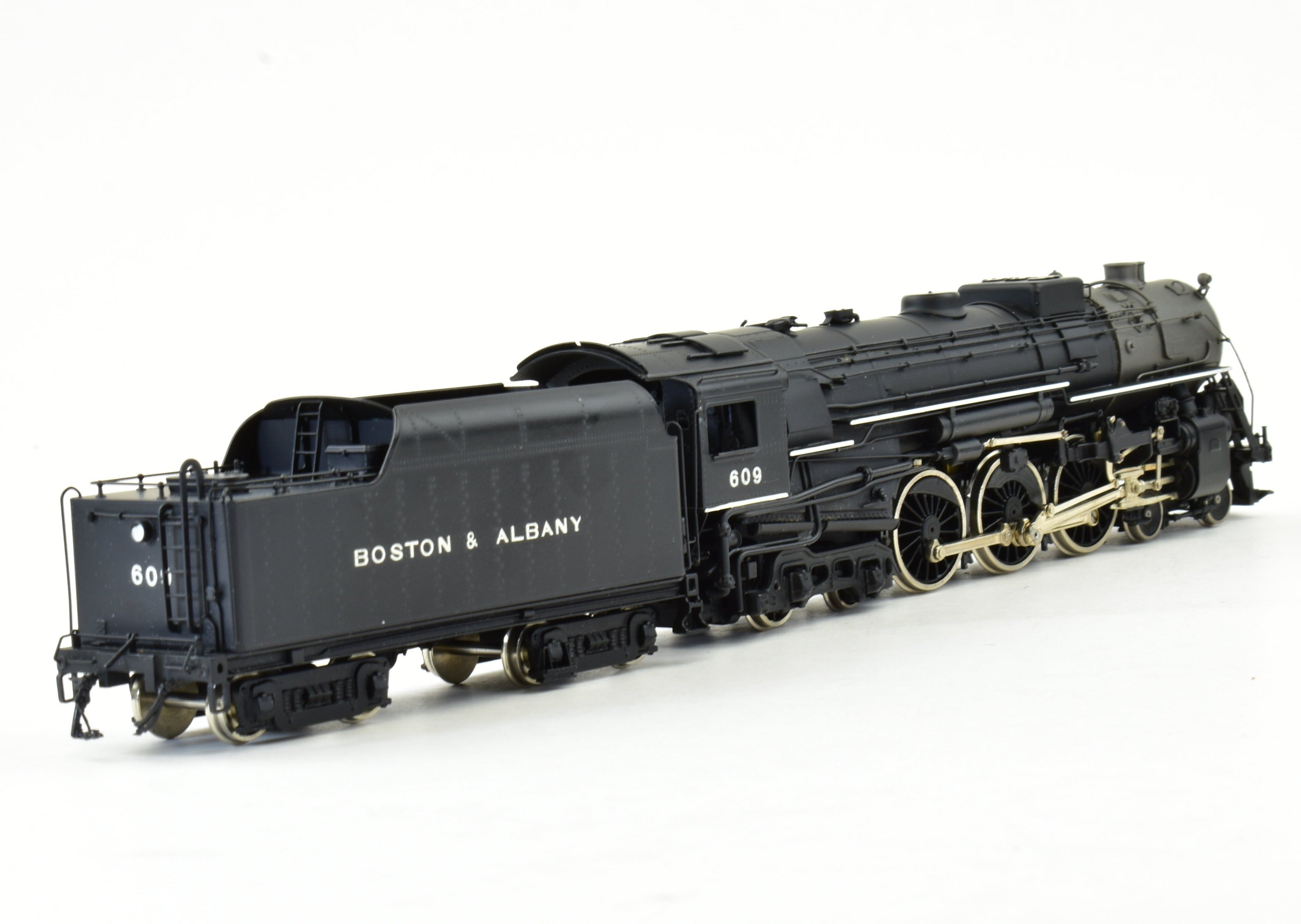 HO Brass Key Imports B&A - Boston & Albany J-2b 4-6-4 Hudson Factory Painted with Square Dome