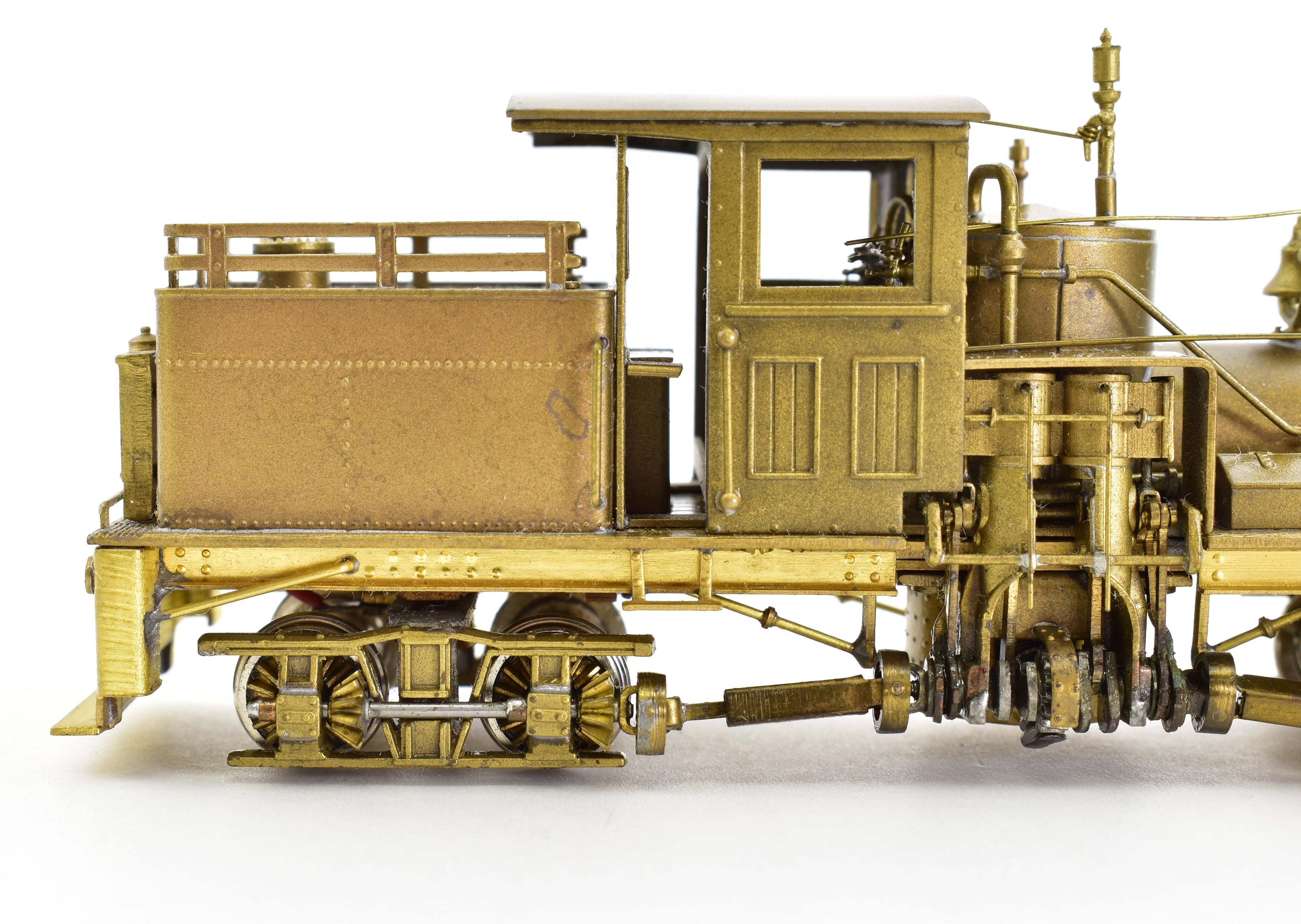 High - Quality HO Scale Brass Shay Locomotive Model - PFM - United Benson Logging Co. 2 - Truck Tee - Boiler Shay No. 528
