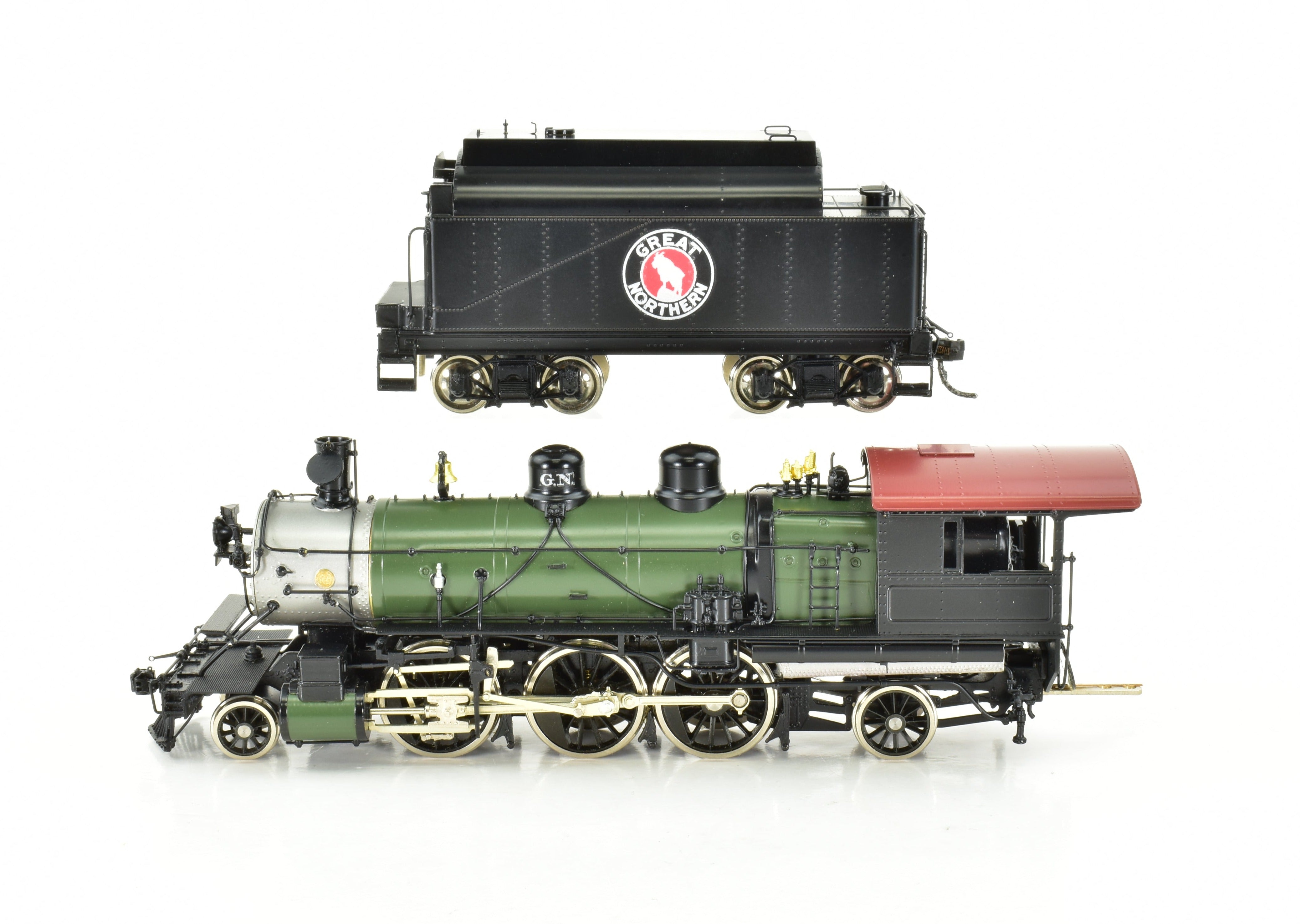 HO Scale Brass Great Northern 2-6-2 Class J-1 FP with Green Boiler Jacket