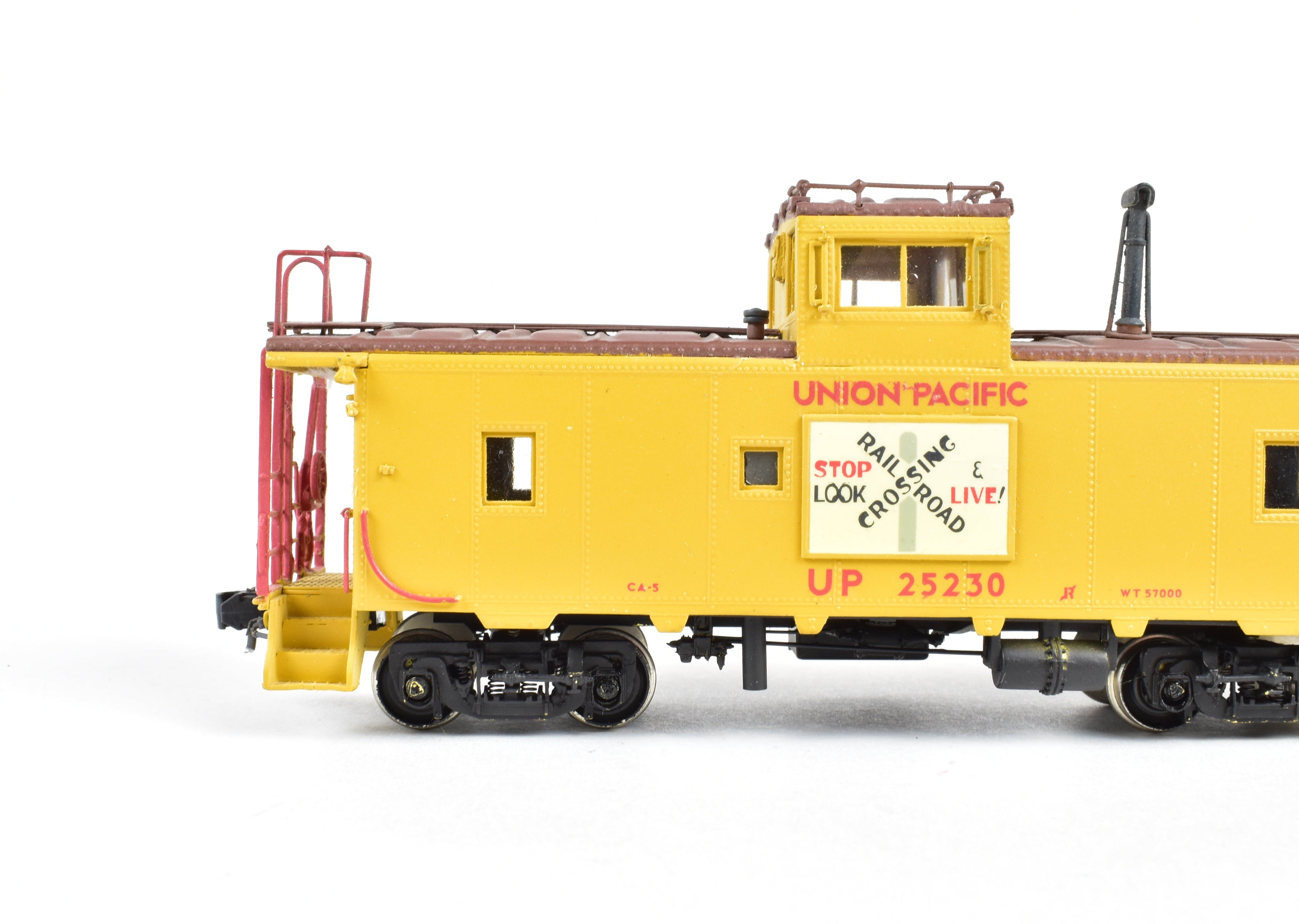 HO Scale Brass OMI - Overland Models, Inc. Union Pacific (UP) CA - 5 Caboose with Custom Paint and Spare Parts