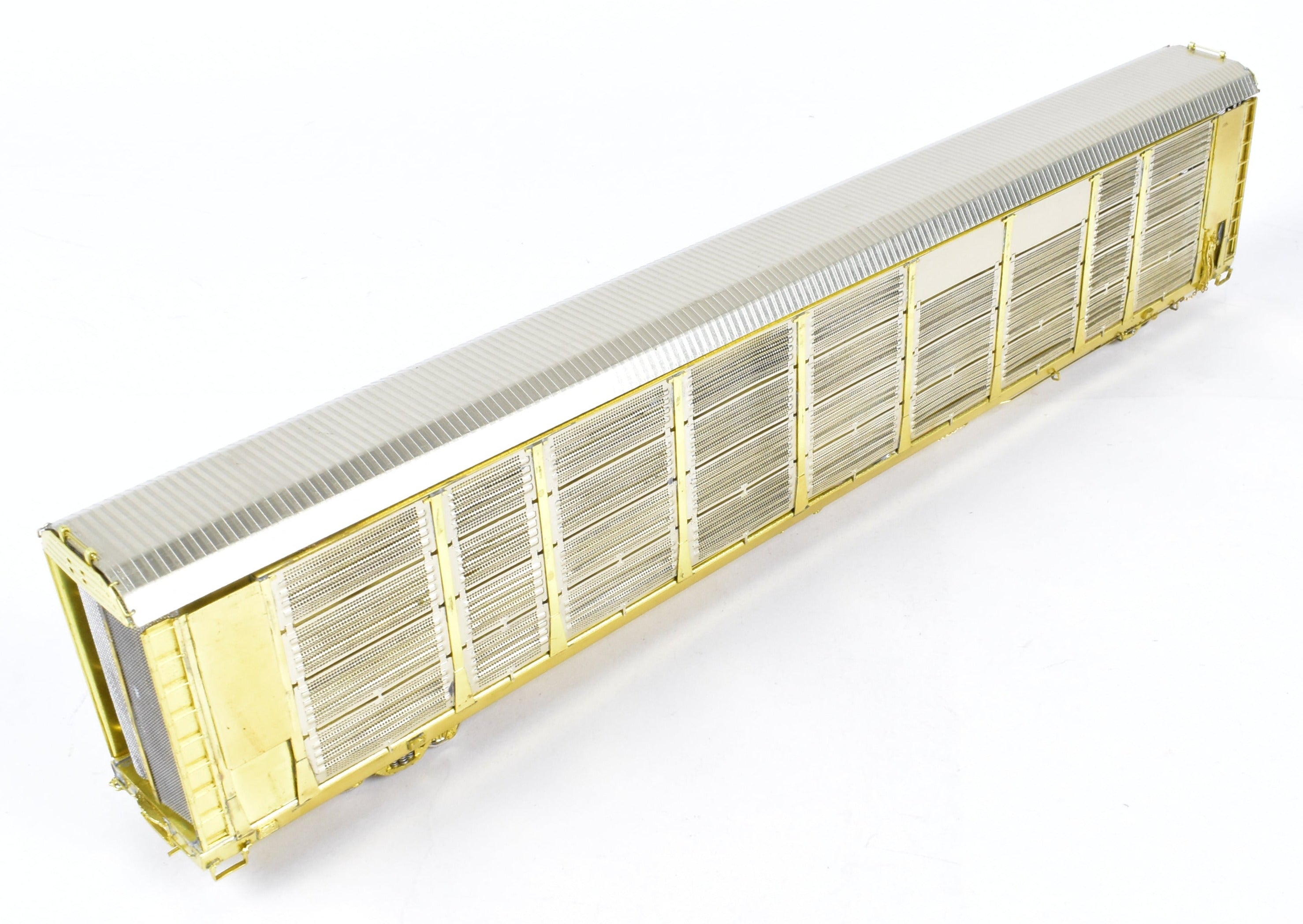 HO Brass OMI SP Southern Pacific Auto Rack Tri - Level Car No. 517006 w/ Mesh End Doors