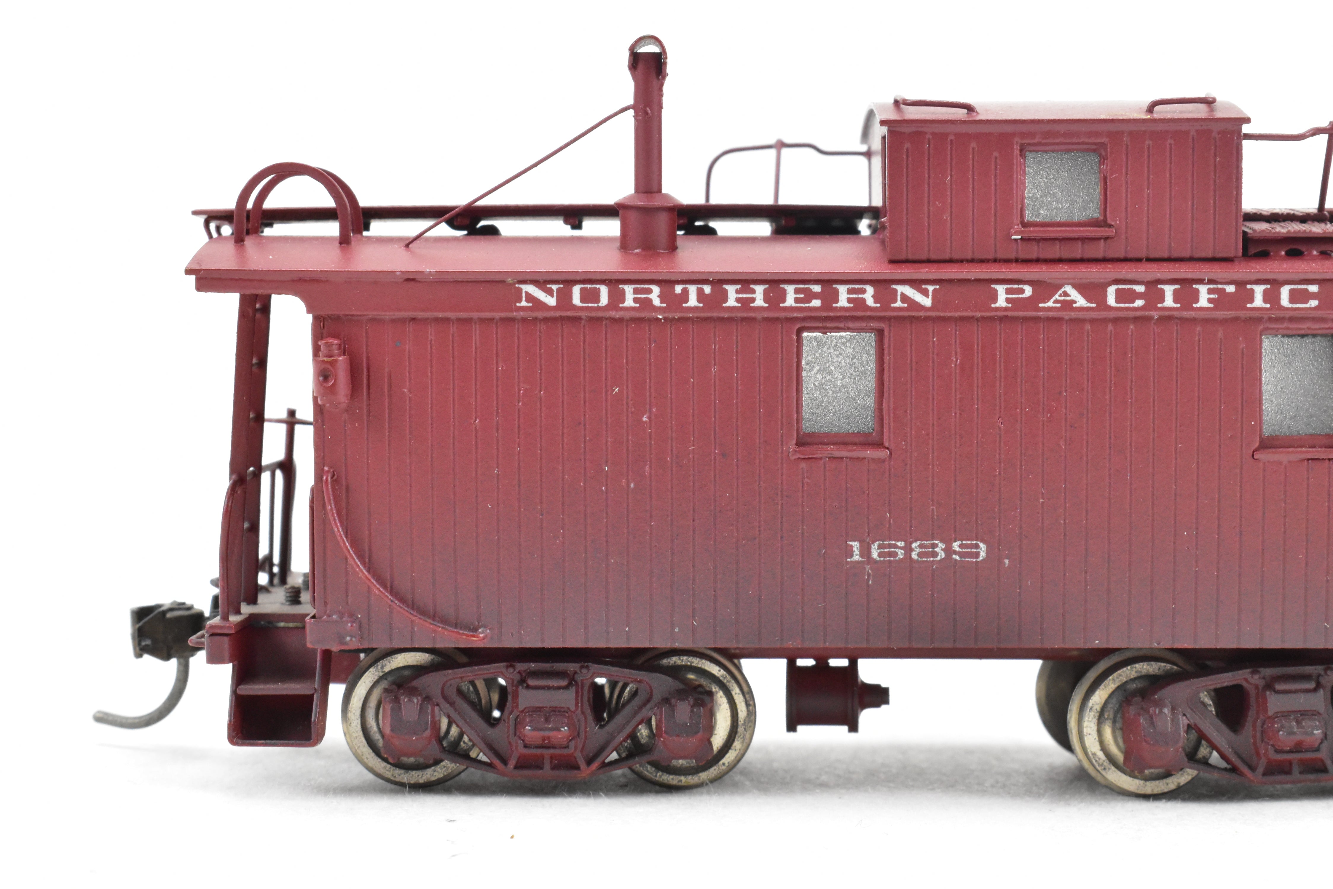 1965 HO Brass PFM United NP Northern Pacific Wood Caboose CP #1689