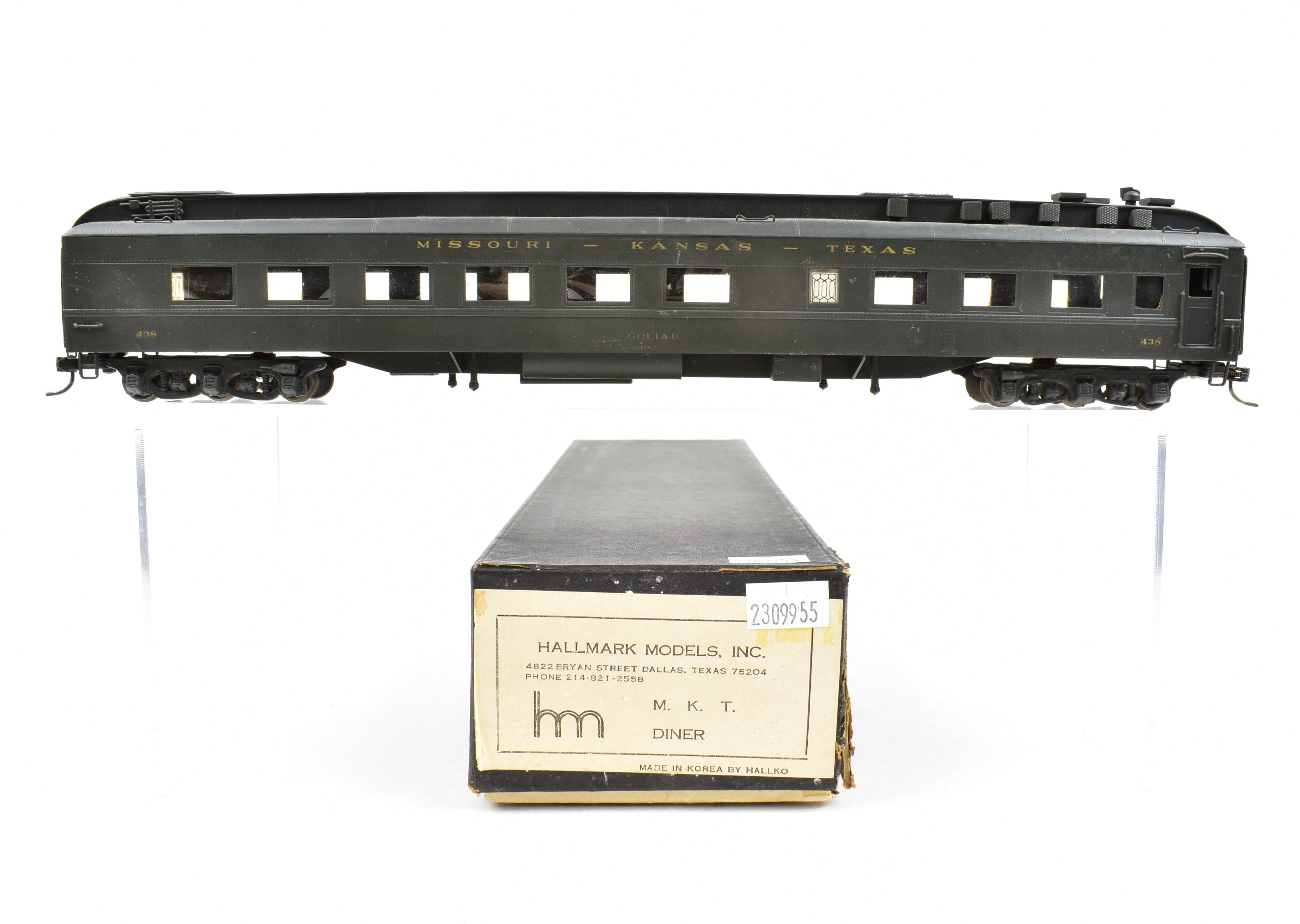 HO Scale Brass Hallmark Models Custom Painted Missouri Kansas Texas Katy Diner Model Train Car