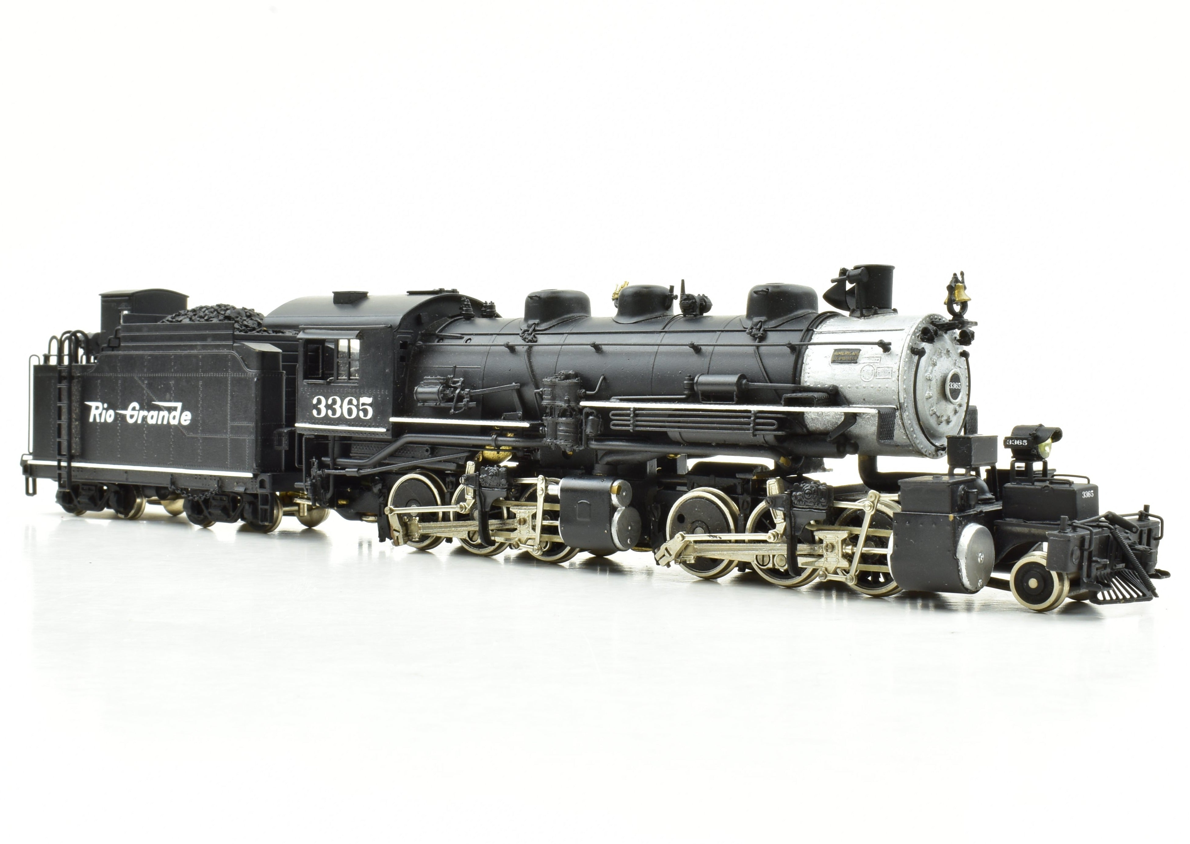 HO Scale Brass Pacific Fast Mail Model Train - United D&SL - Denver & Salt Lake - D&RGW - Denver & Rio Grande Western 2-6-6-0 CP 3365