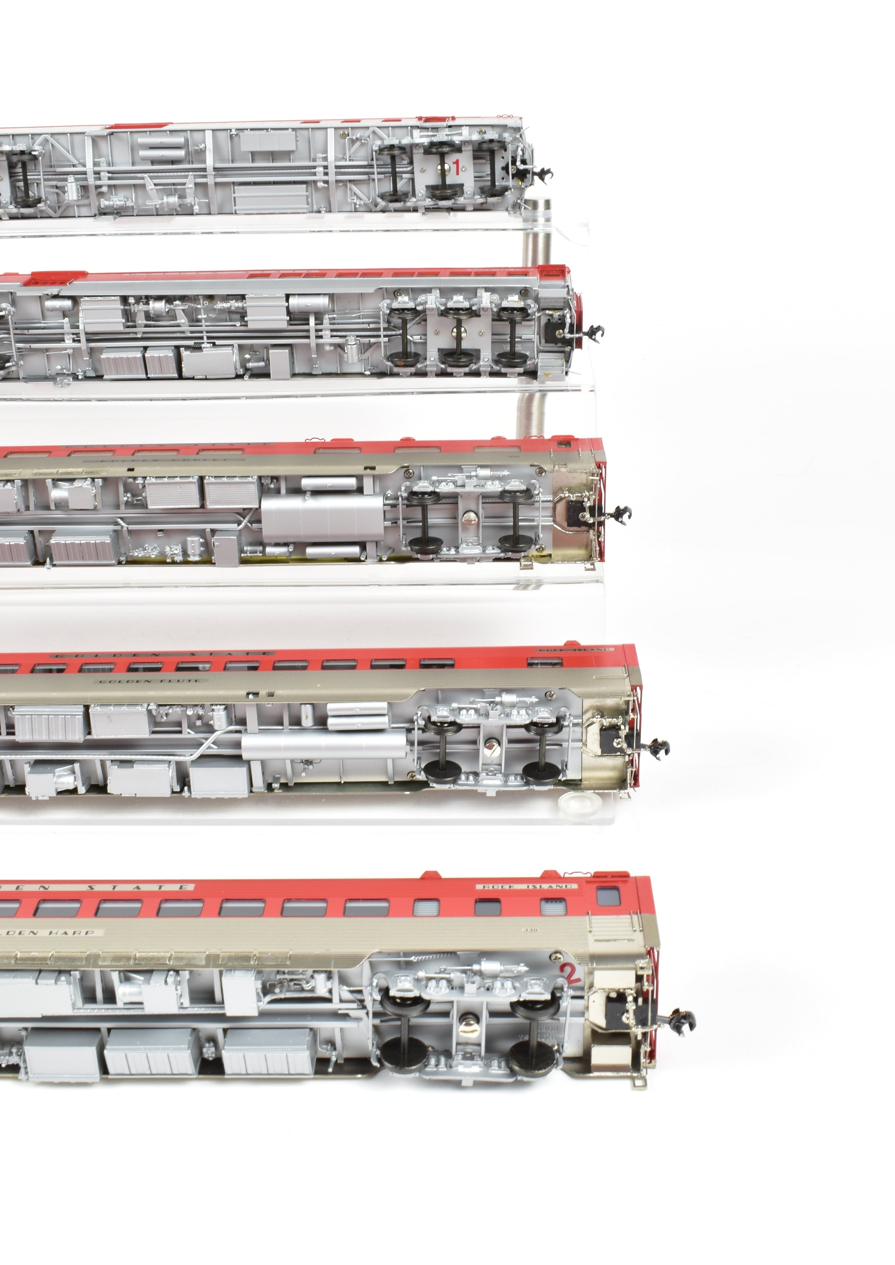 HO Brass 10-Car Passenger Set by Challenger Imports, Factory Painted