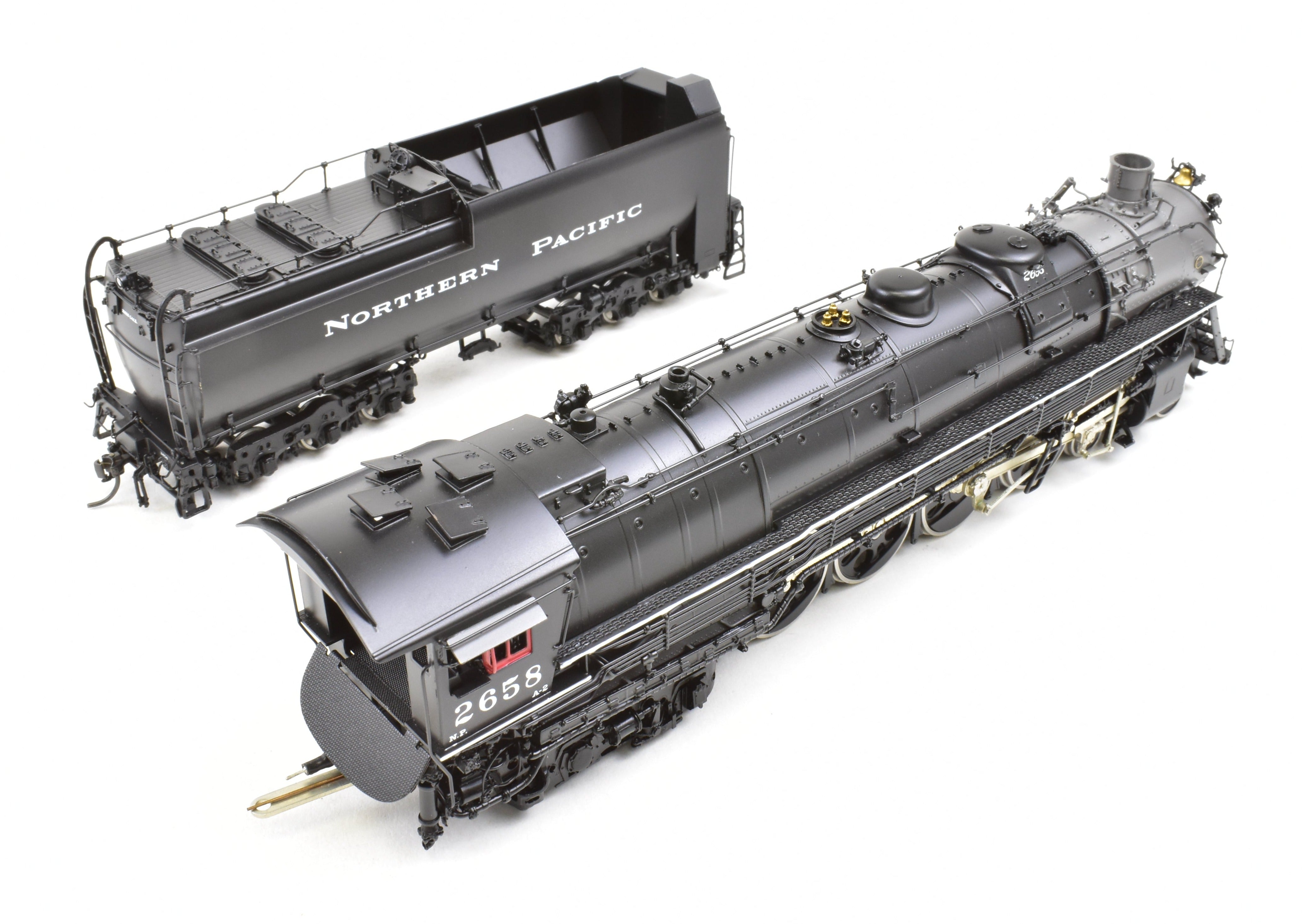 HO Scale Brass W&R Enterprises NP Northern Pacific A-2 4-8-4 Locomotive #2658