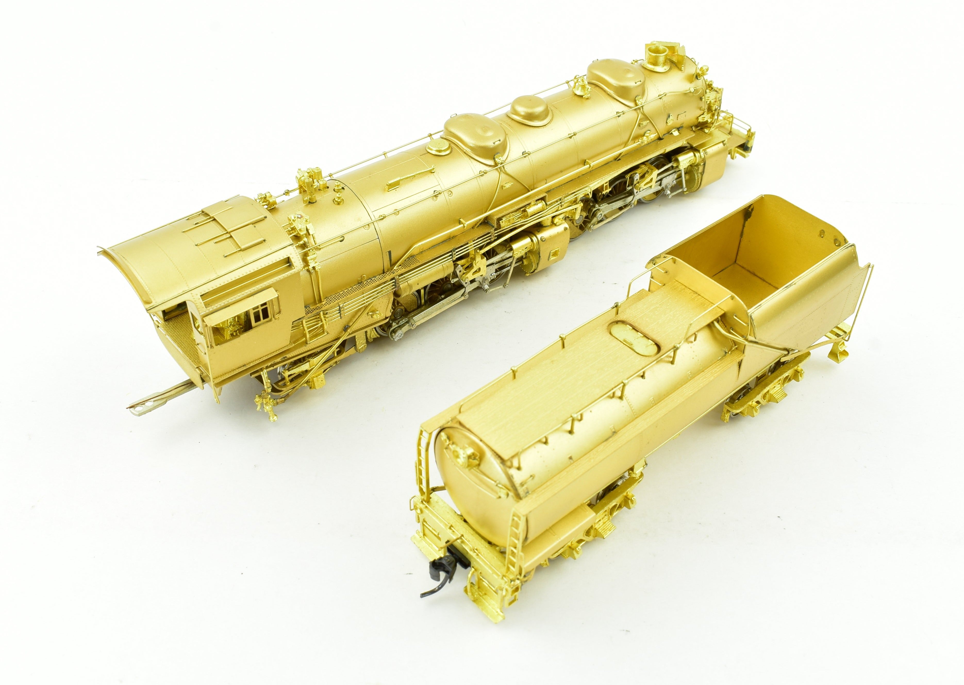 HO Scale Brass Key Imports Chesapeake & Ohio H-6 2-6-6-2 Mallet Steam Locomotive Model with 12VC Vanderbilt Tender