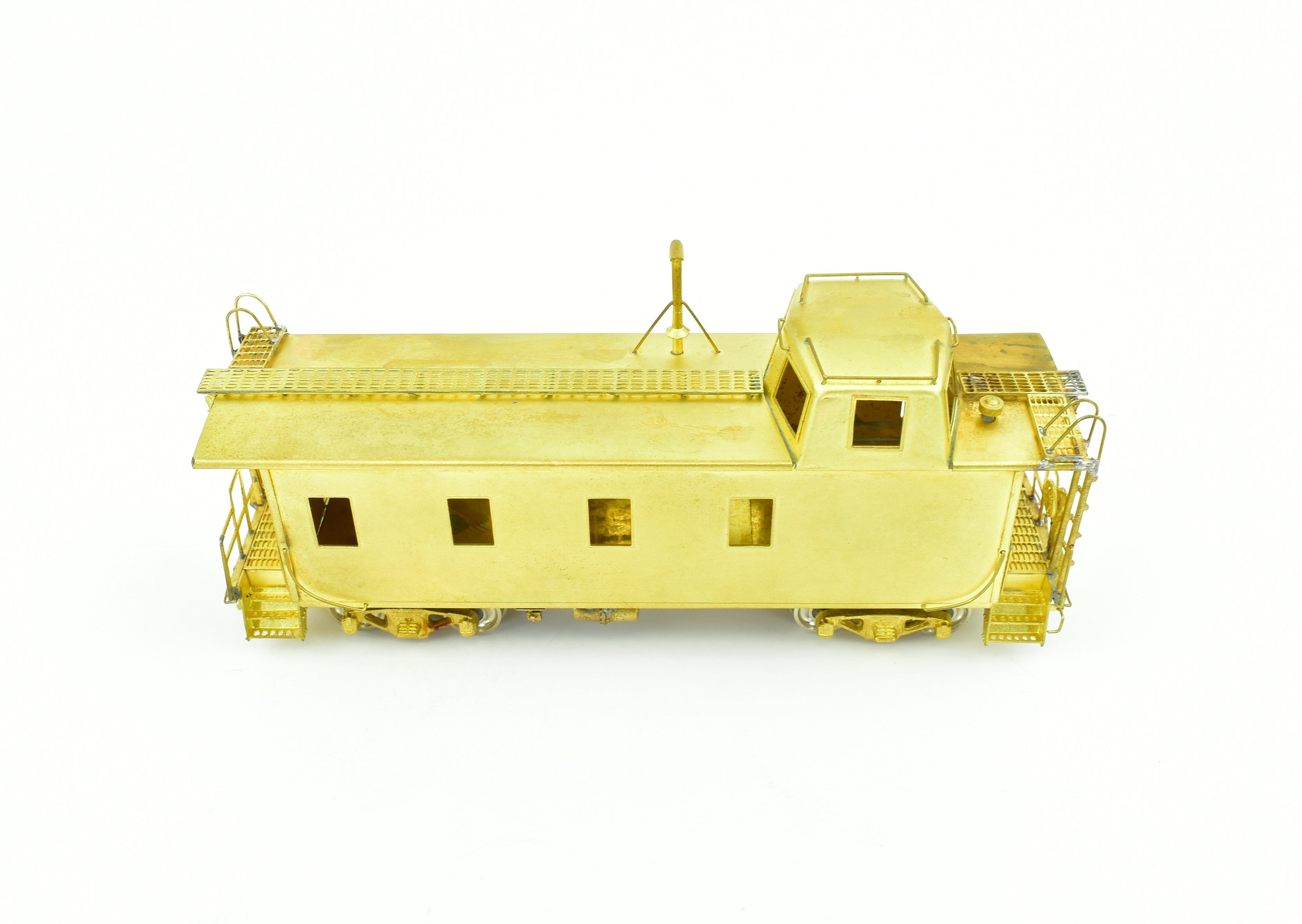 HO Brass CON Oriental Limited CB&Q Burlington Route NE-12 Steel Caboose