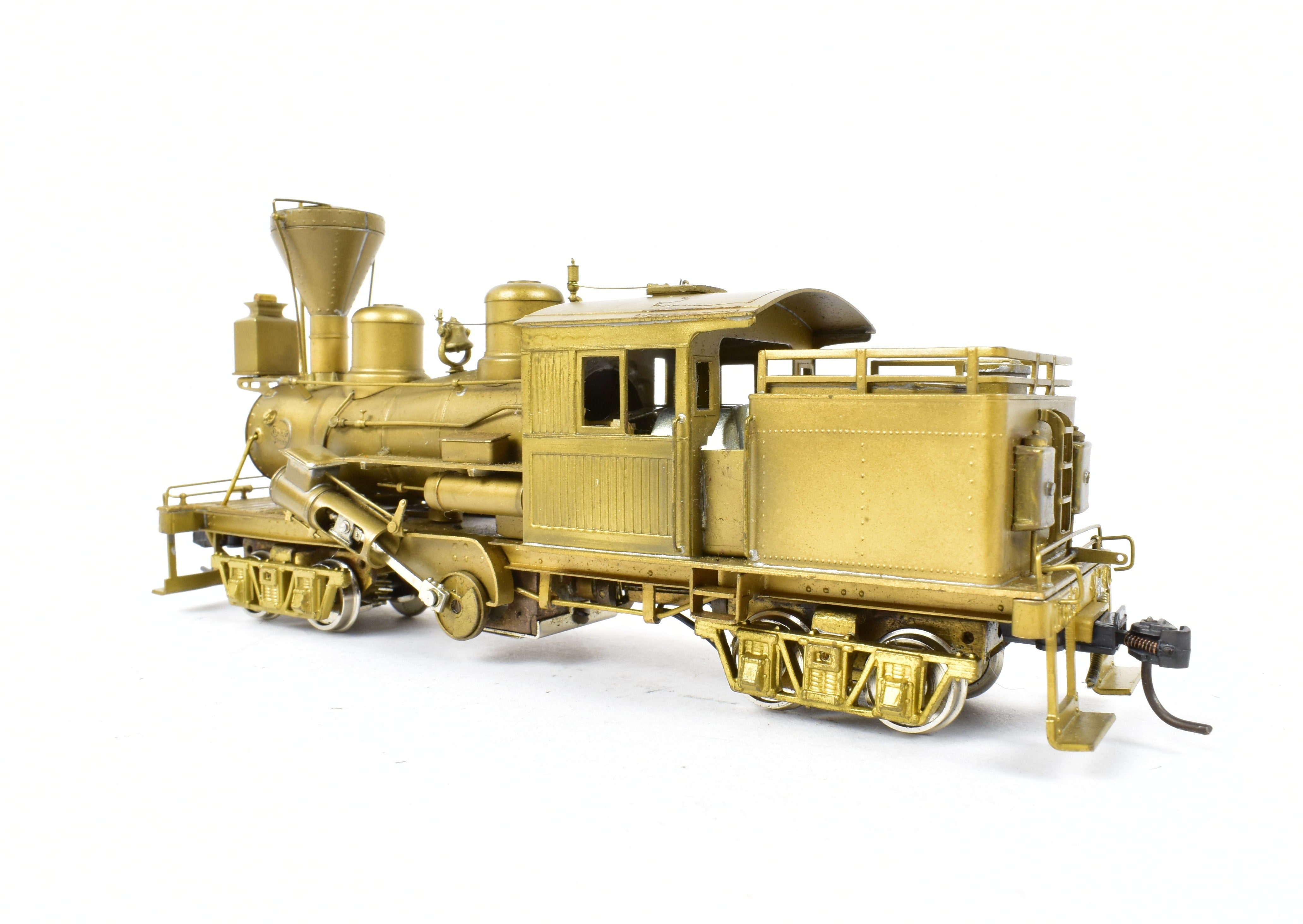 HO Scale Brass PFM - United 2-Truck Logging Climax Geared Locomotive with Diamond Stack