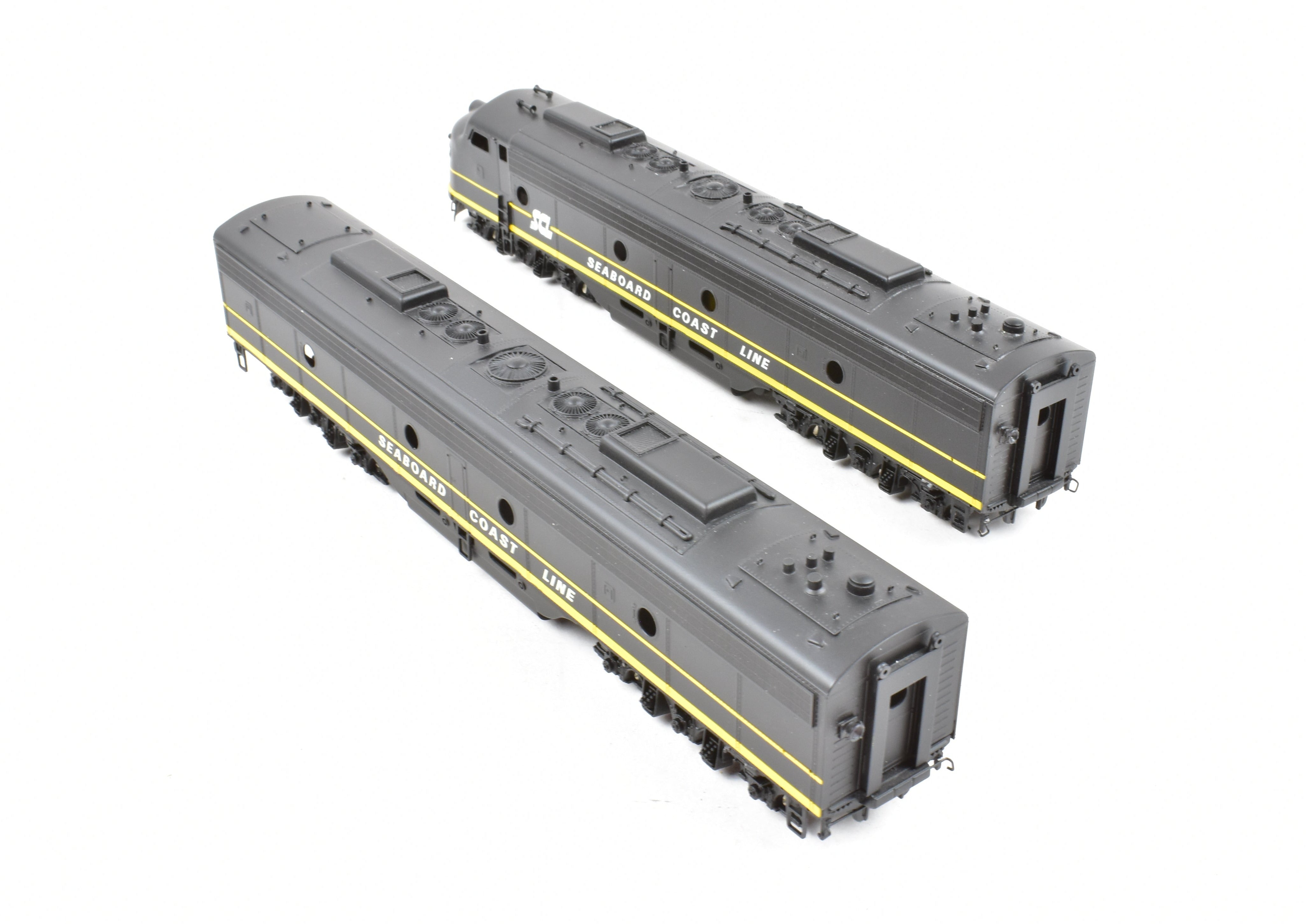 HO Scale Brass Model Train Set - Seaboard Coast Line E9 A/B Set from Westside Model Co.