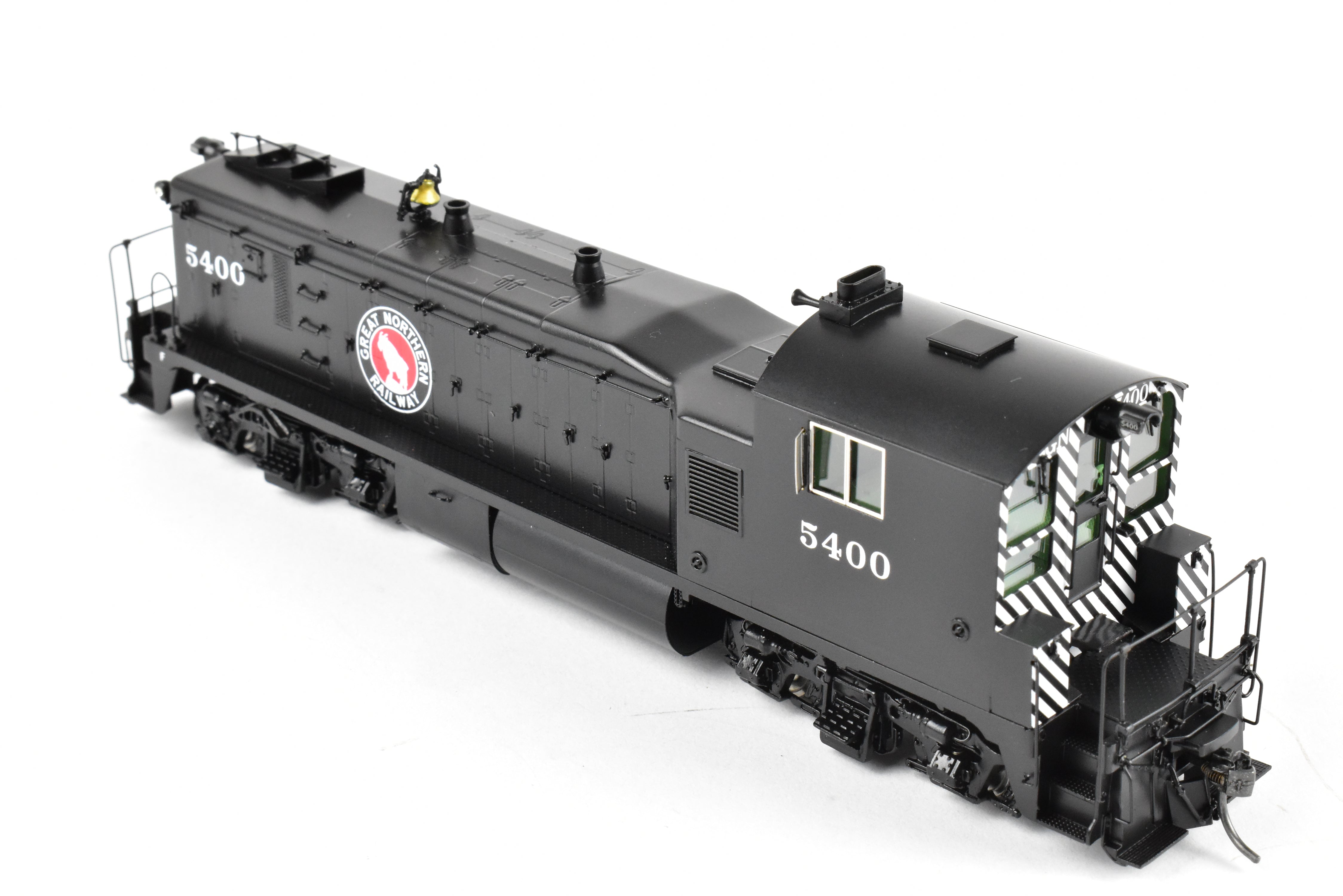 HO Scale Brass Division Point Great Northern EMD NW - 3 No.5400 As - Delivered Black w/White Chevrons