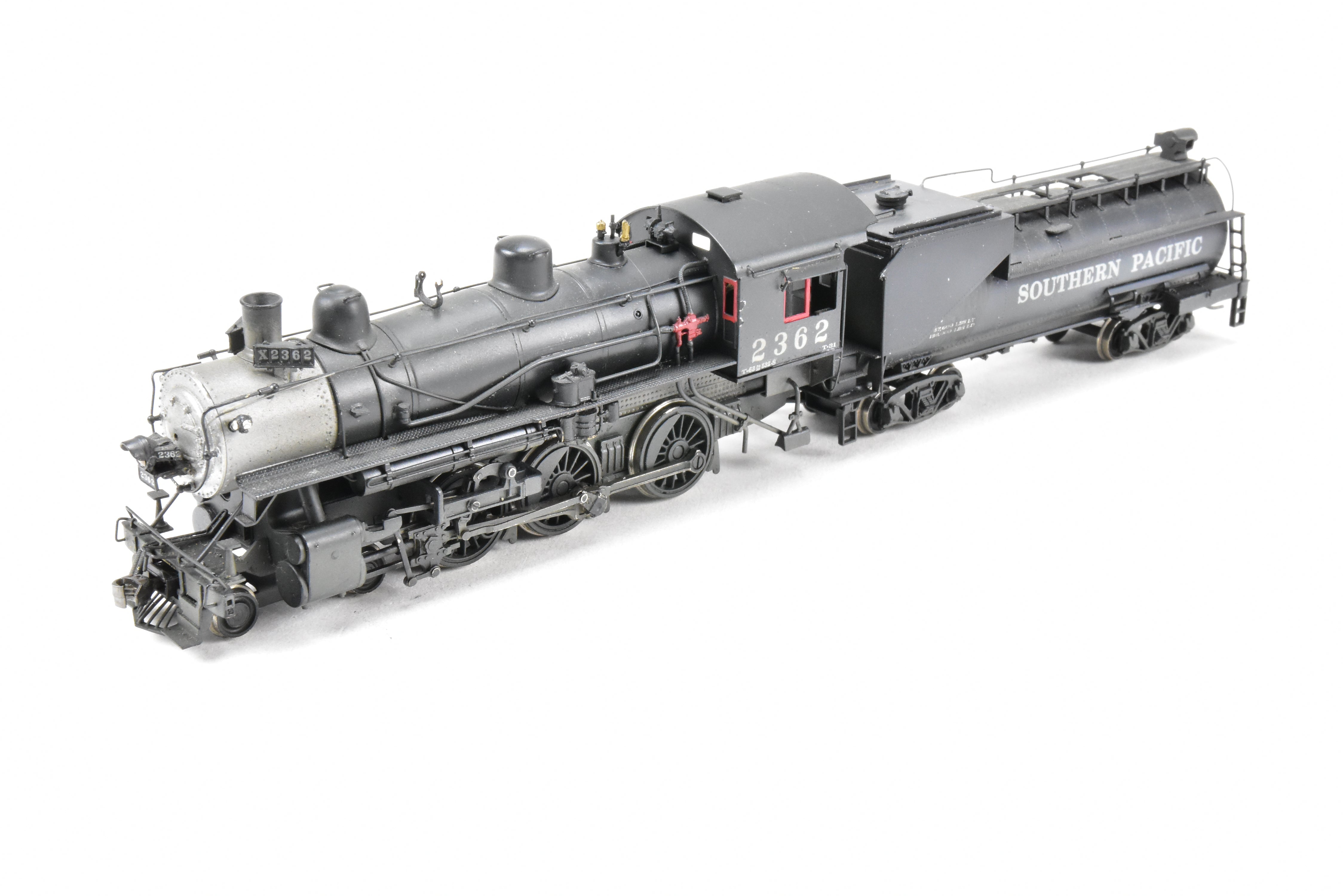 HO Scale Brass Steam Locomotive - Westside Model Co. Southern Pacific Class T - 31 4 - 6 - 0 CP #2362 with Weathered Finish