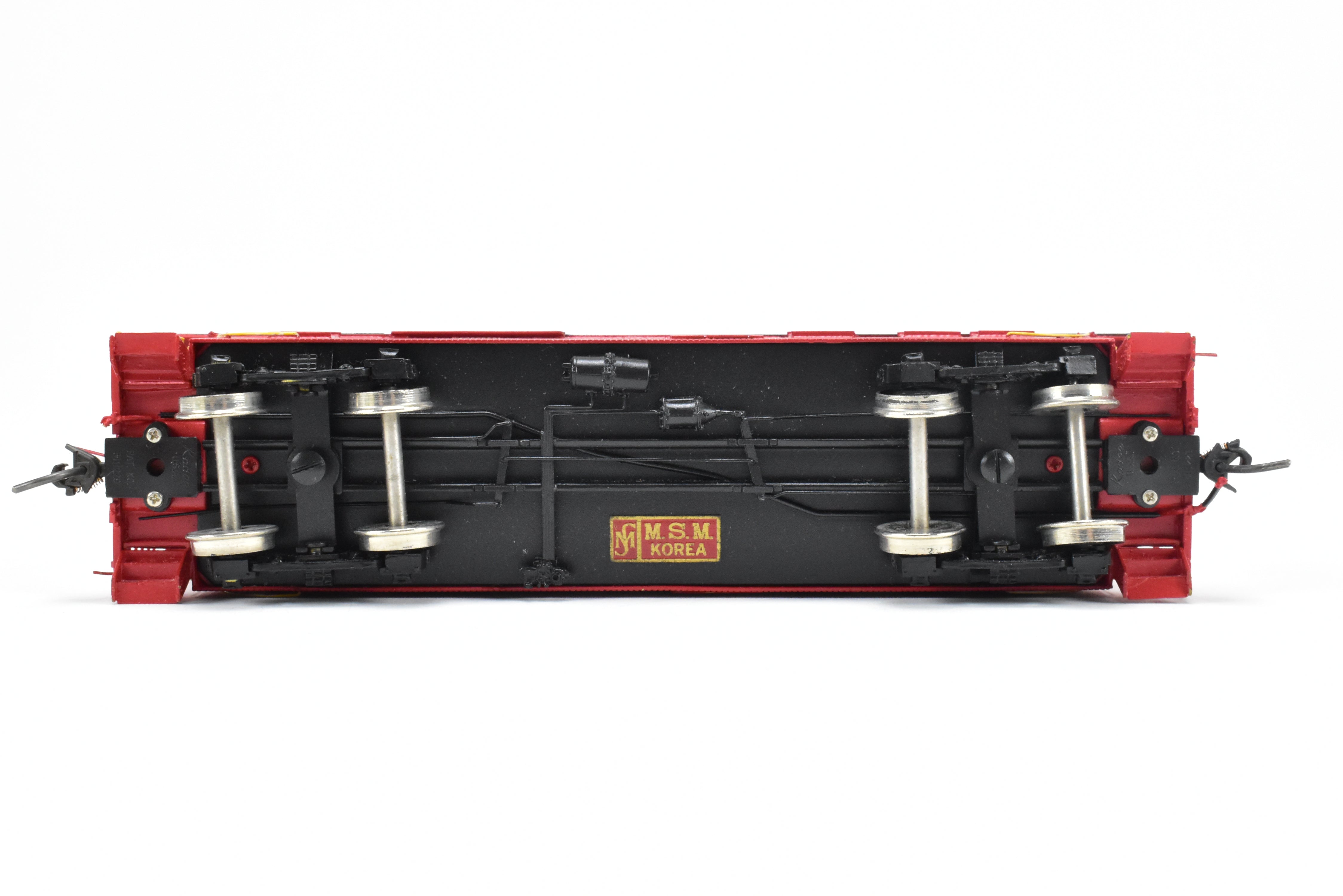 HO Scale Brass Model Train Caboose - OMI (Overland Models, Inc.) Florida East Coast Wood Side - Door Caboose, Car Number 705