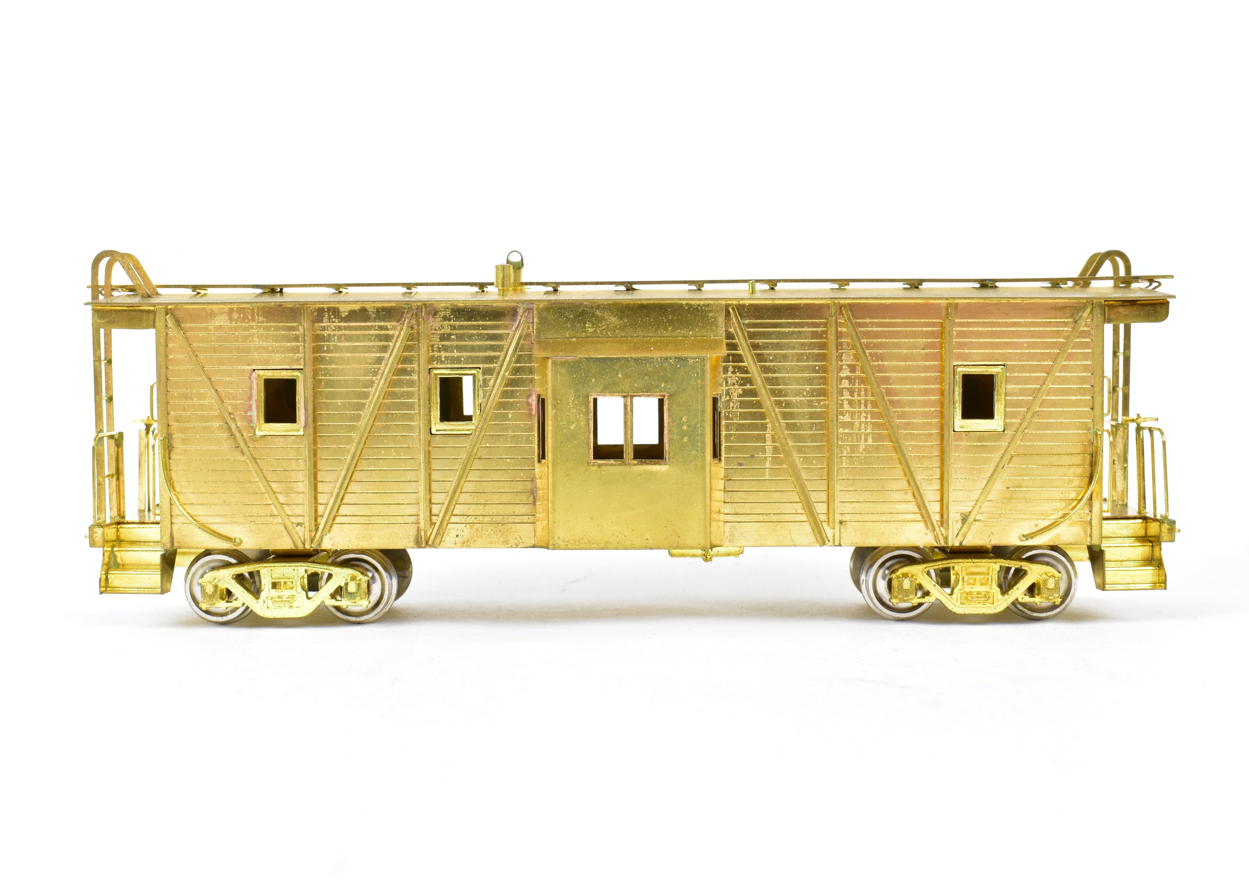 HO Scale Brass Balboa Western Pacific Bay Window Caboose with Spares