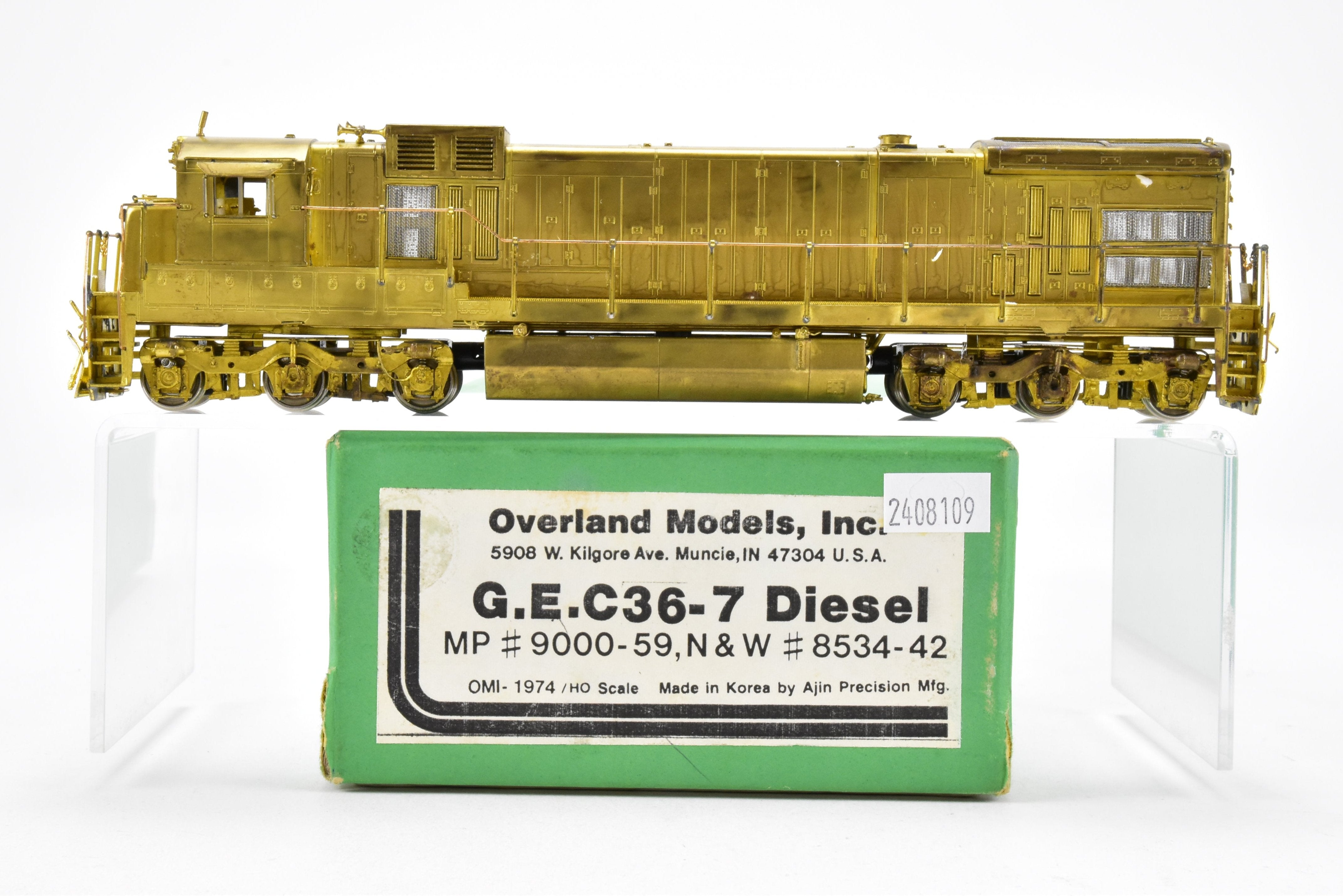 HO Brass OMI GE C36-7 Models of Missouri Pacific and Norfolk & Western