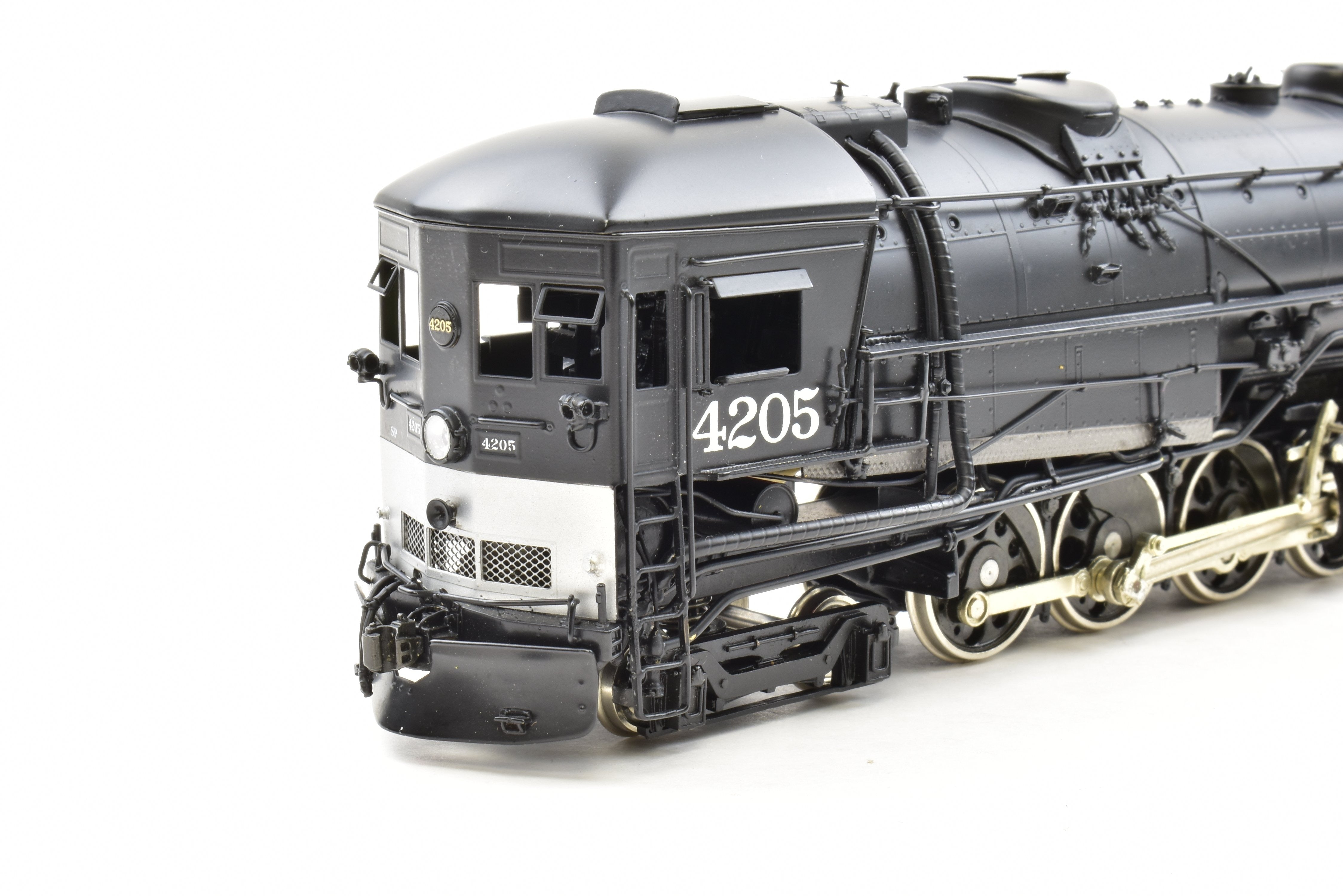 HO Scale Brass Key Imports Southern Pacific AC - 10 4 - 8 - 8 - 2 Cab Forward Locomotive #4205