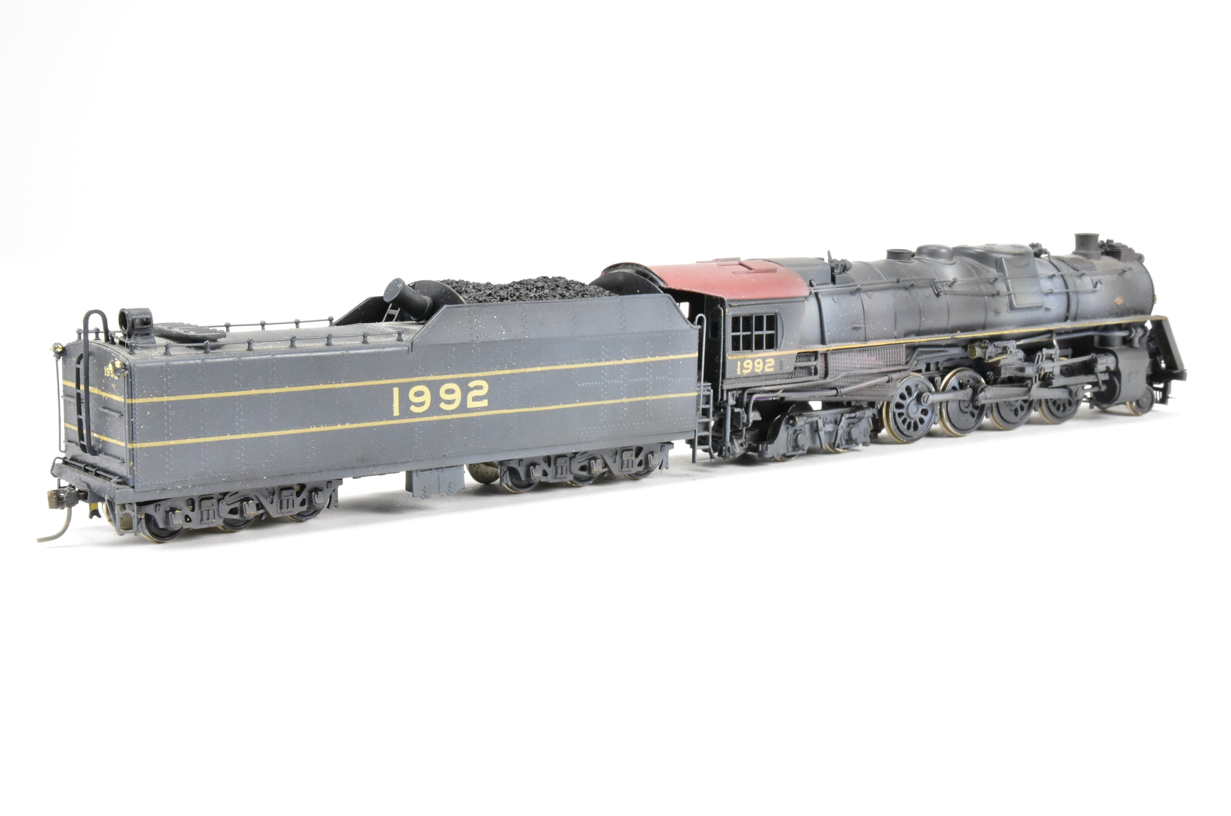 HO Scale Brass Westside Model Co. Weathered L&N 2-8-4 Berkshire CP No. 1992