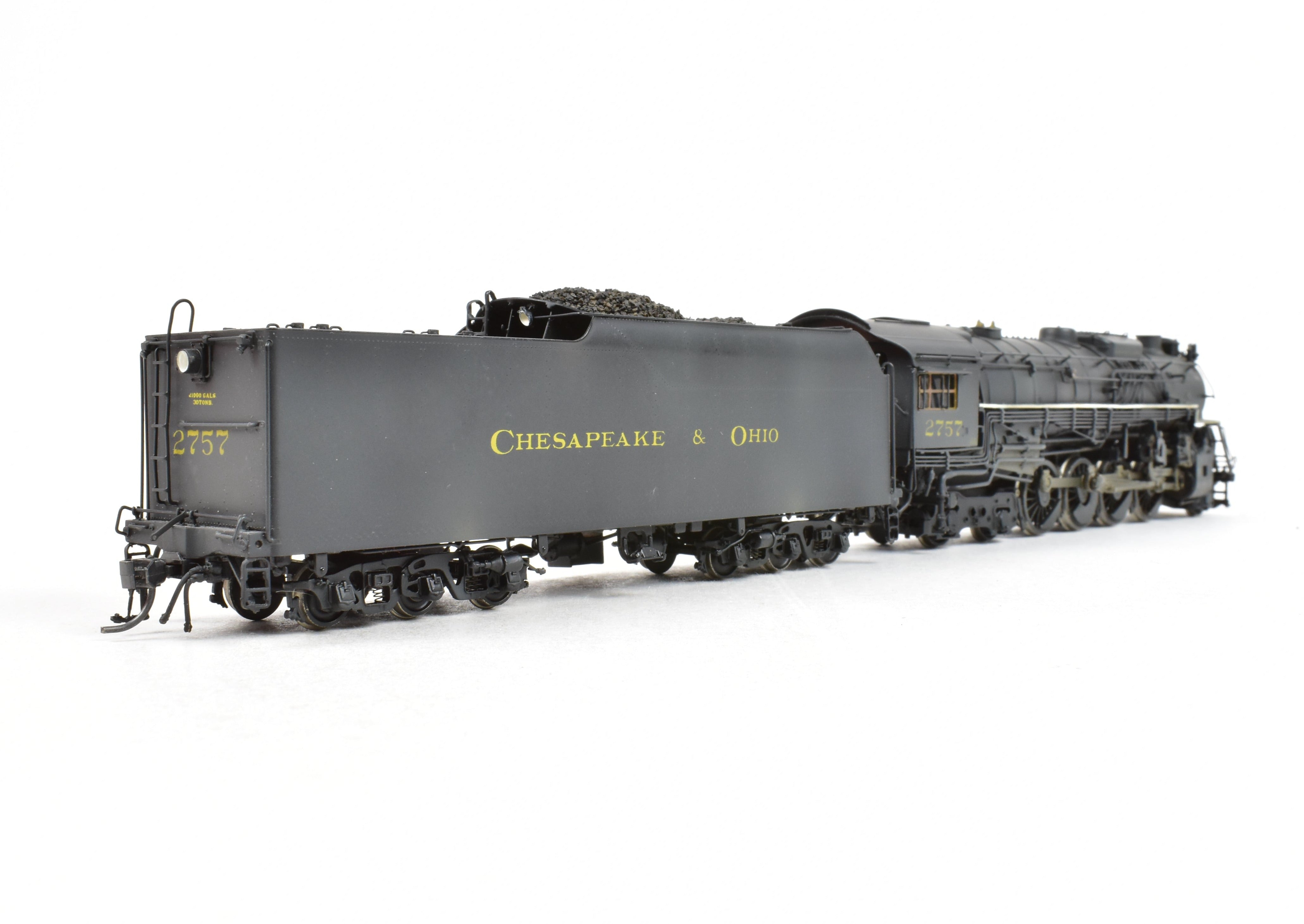 HO Brass Precision Scale Co. C&O K-4 2-8-4 Kanawha #2757 DCC Sound Model