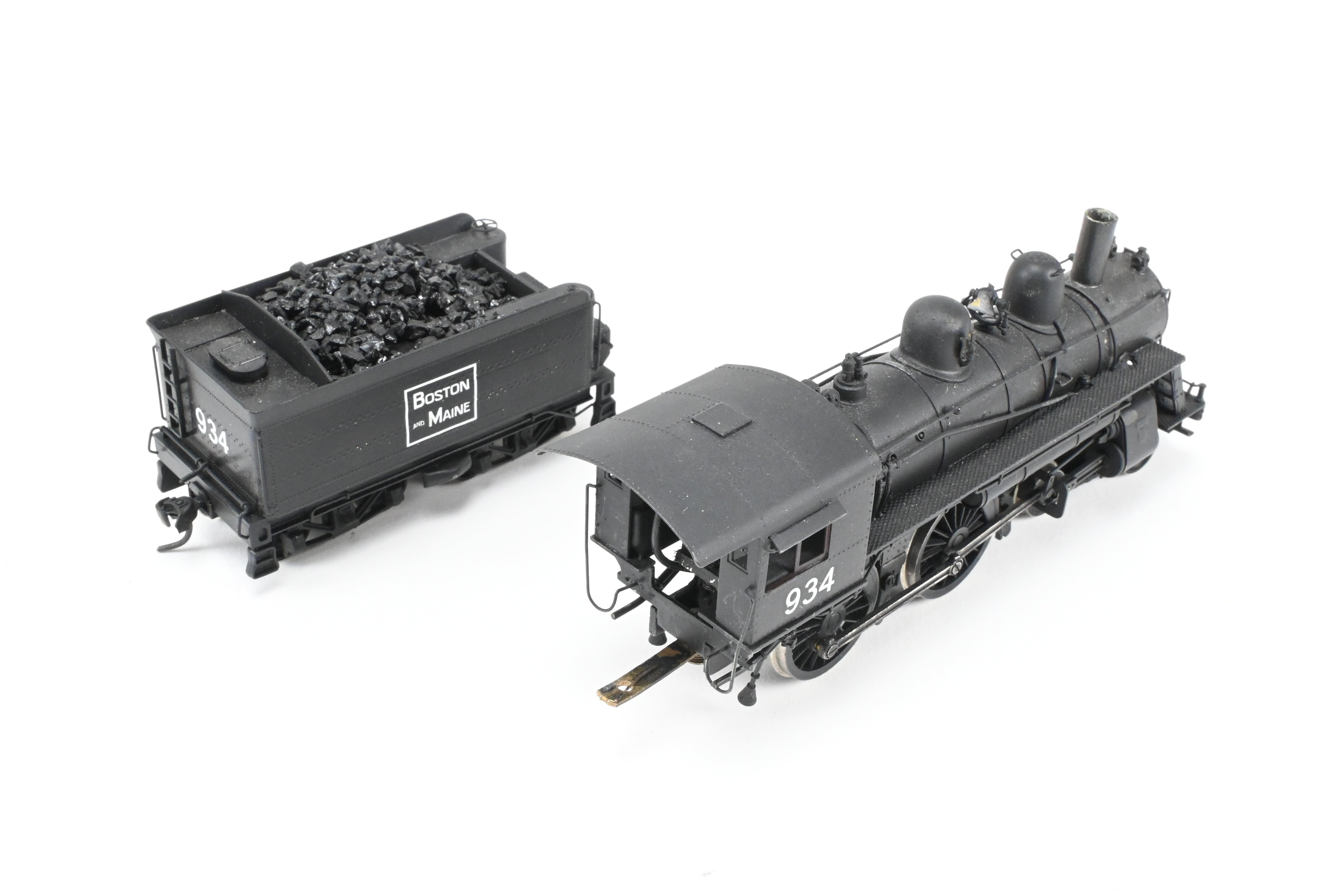 Custom Painted HO Brass B&M 4-4-0 Putnam Rebuild Model #934