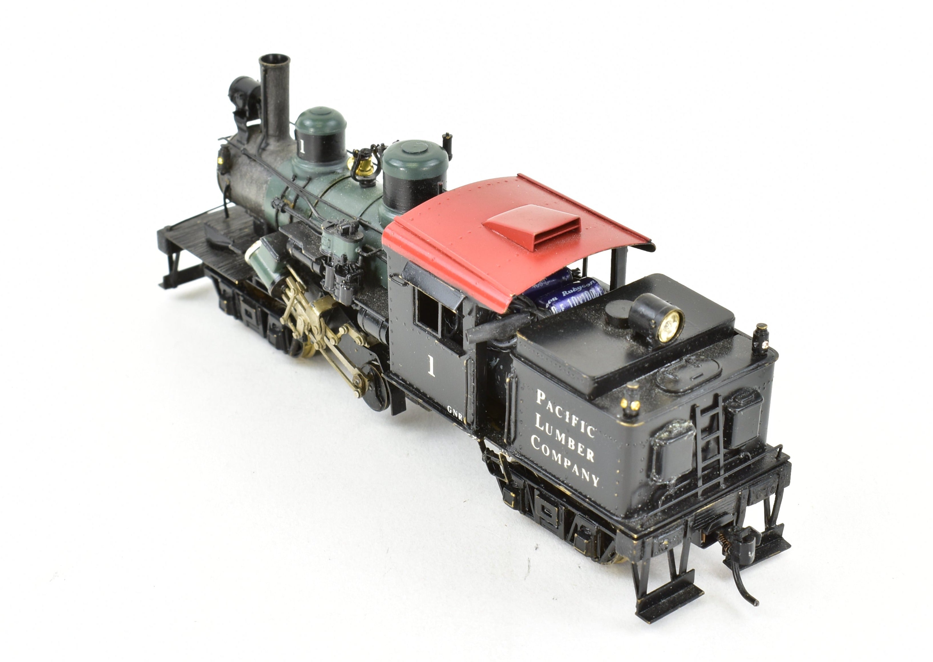 1971 HO Brass PFM - United 2-Truck Logging Climax Geared Locomotive with Custom Paint