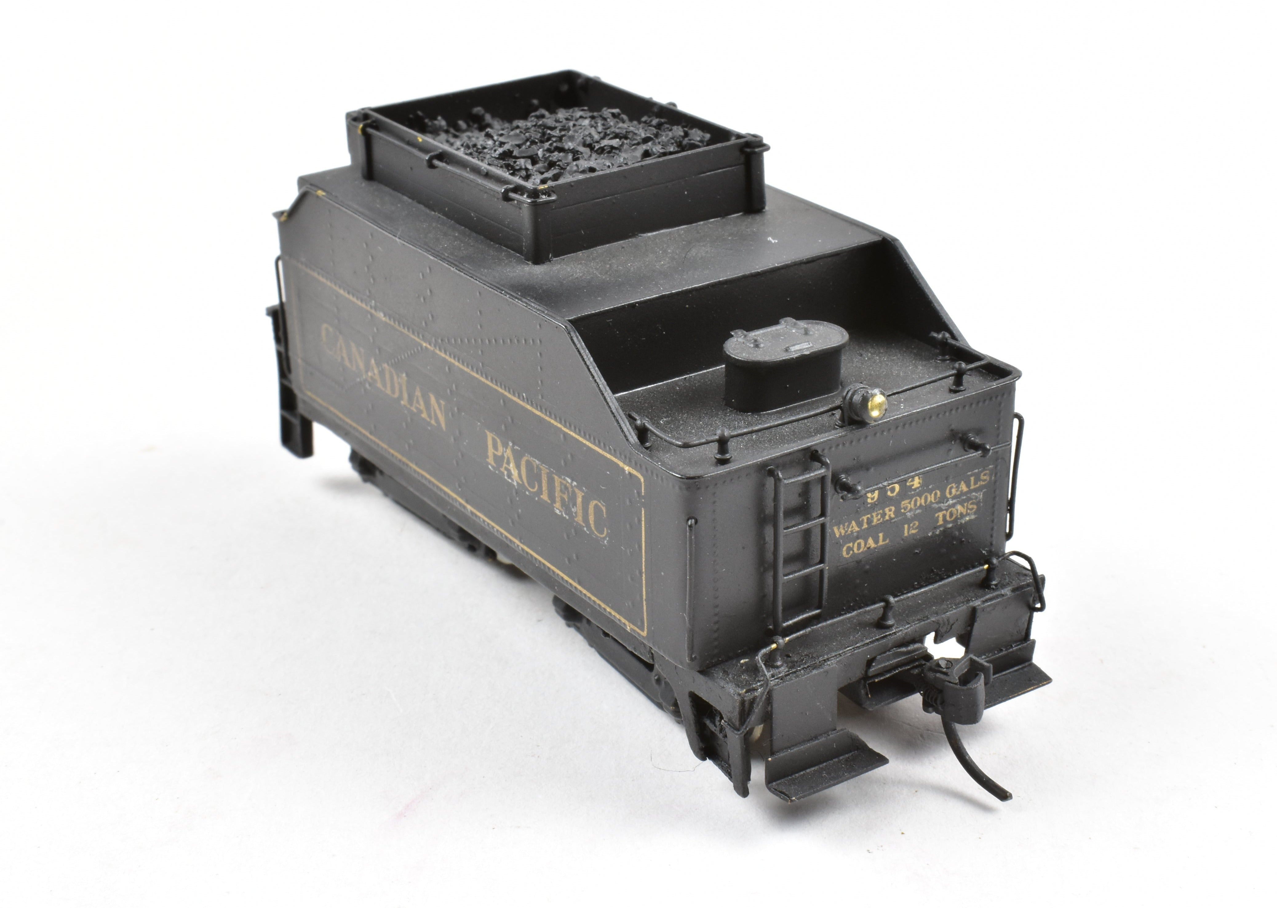 HO Scale Custom Painted Brass Van Hobbies CPR Canadian Pacific D - 10 Tender Only