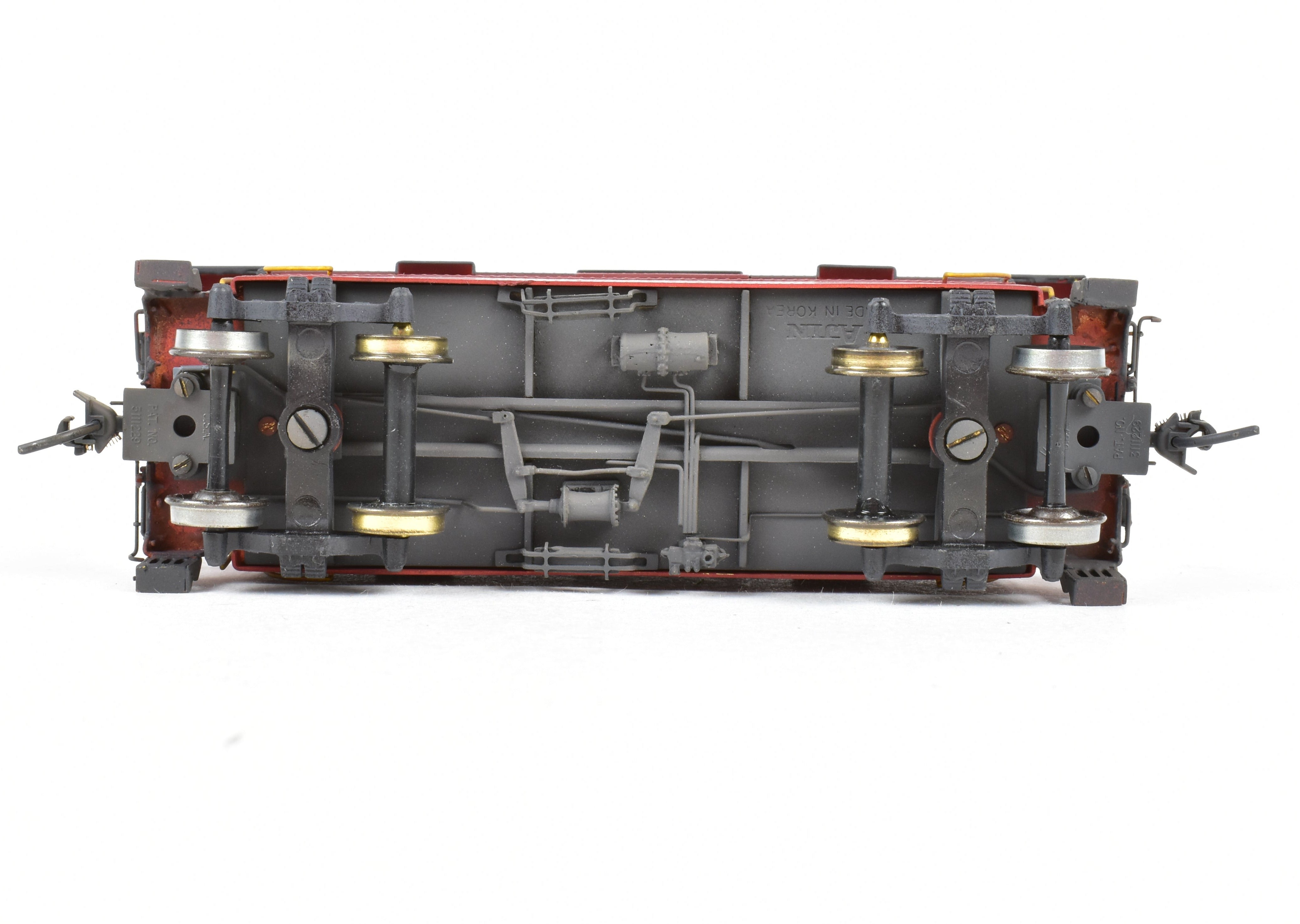 HO Scale Brass OMI - Overland Models, Inc. Chesapeake & Ohio (C&O) Steel Caboose Custom Painted in Caboose Red and Grimy Black from the #90200 - 90299 Series
