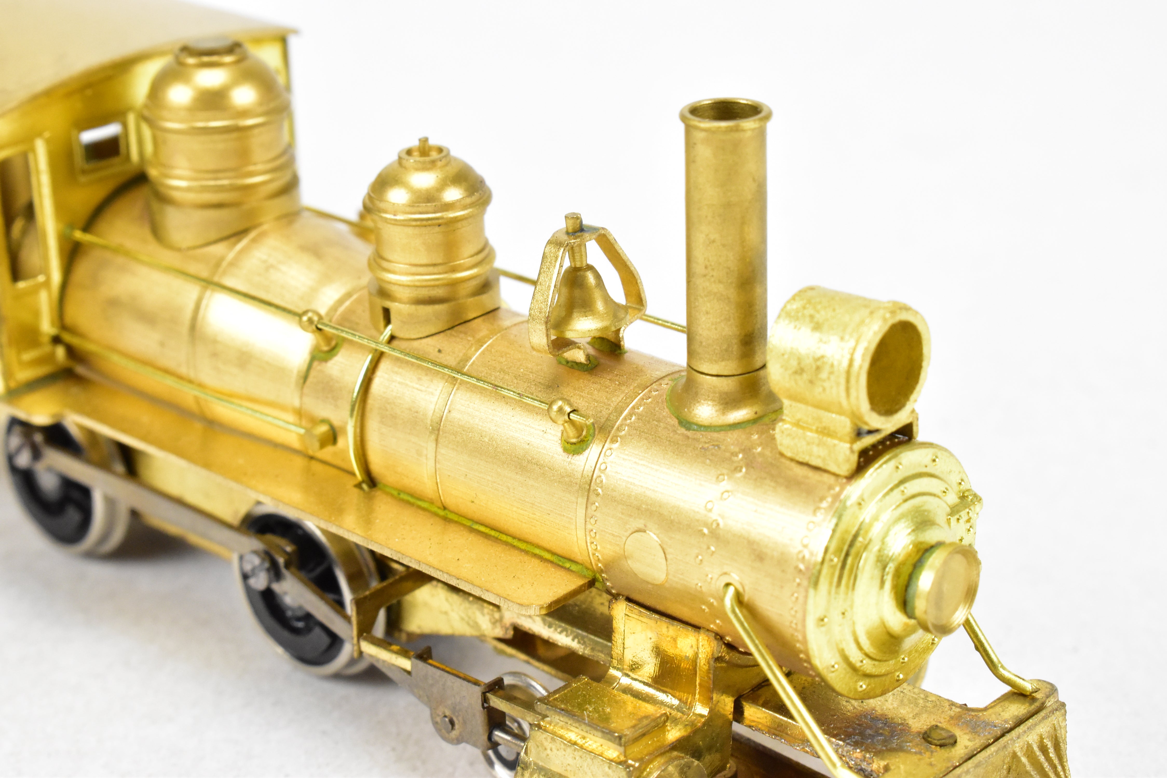 HOn3 Scale Brass Model Train - American 4-4-0 Locomotive from Far East Distributors, Spartan Series Circa 1910