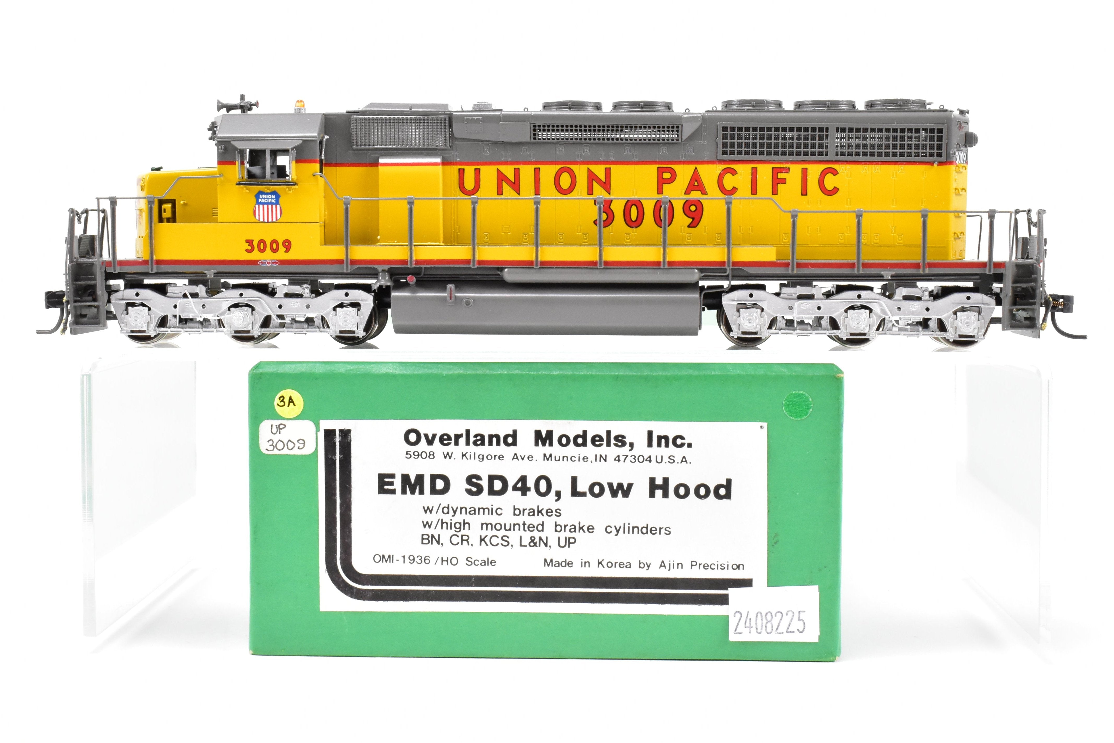 HO Brass OMI - Overland Models Inc EMD SD40 Low Hood, Union Pacific #3109