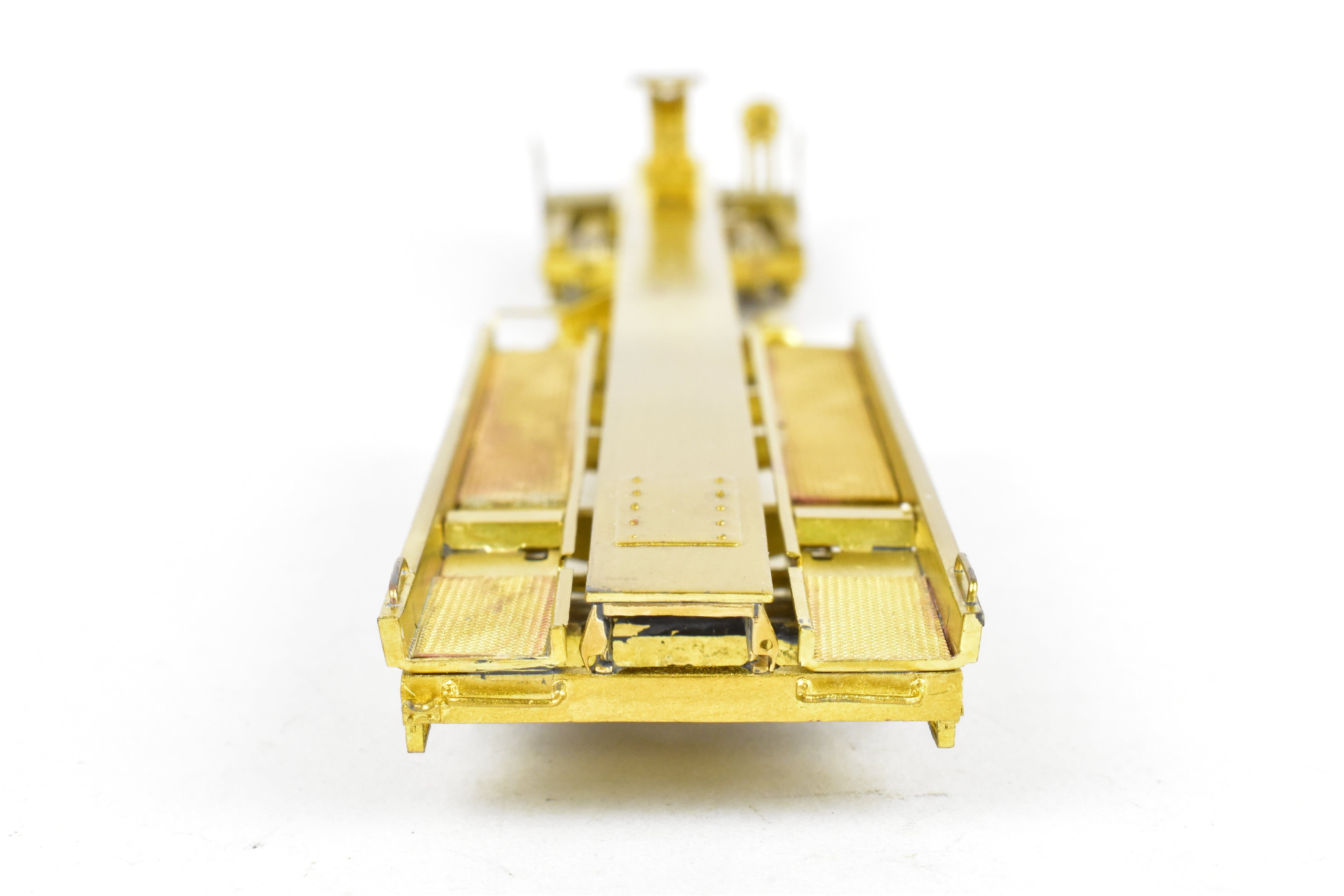 HO Brass OMI 50' TOFC Car TTUX 121046 with National Unitruck