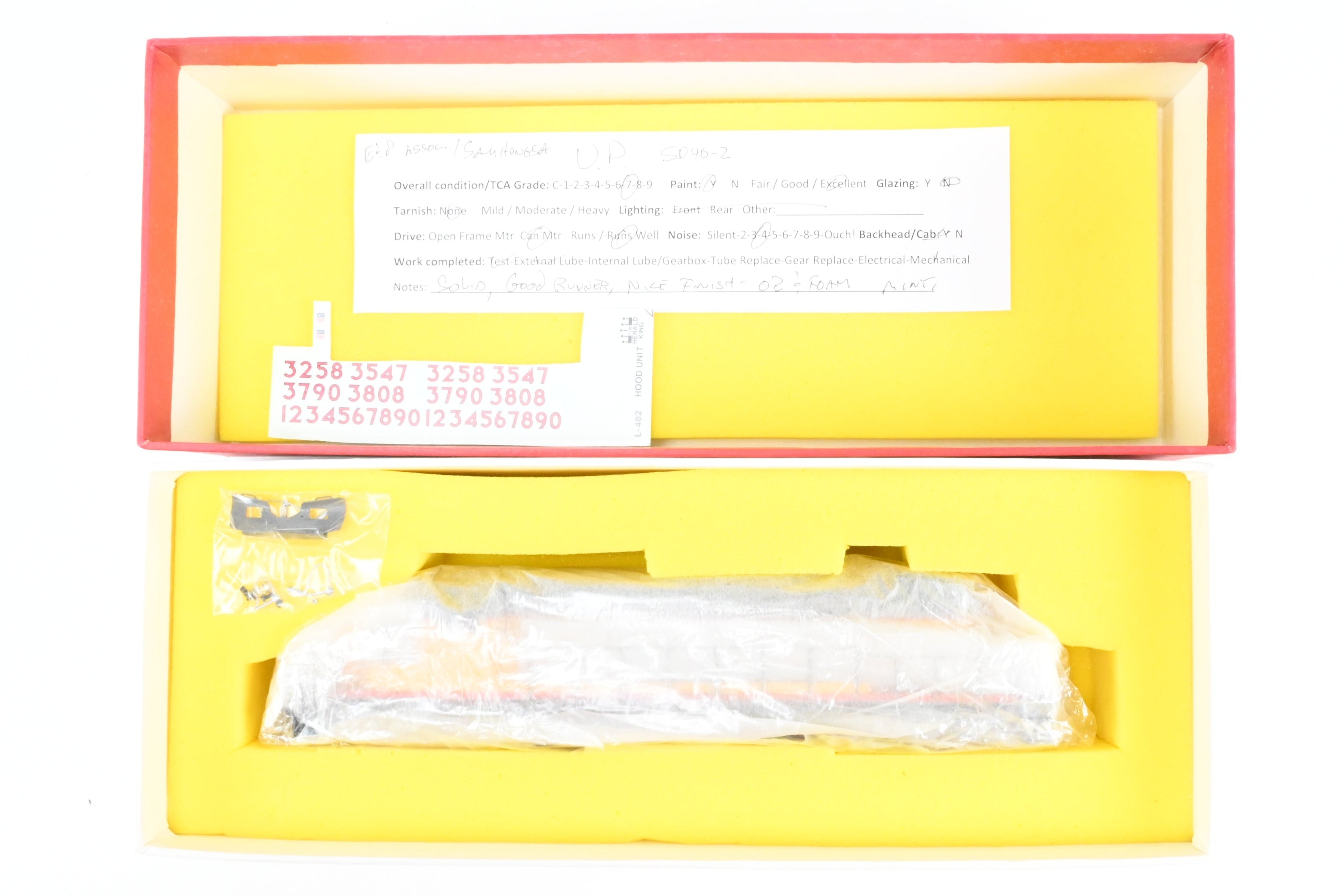 HO Scale Brass E&P Associates Union Pacific EMD SD40-2 Phase IIa Model