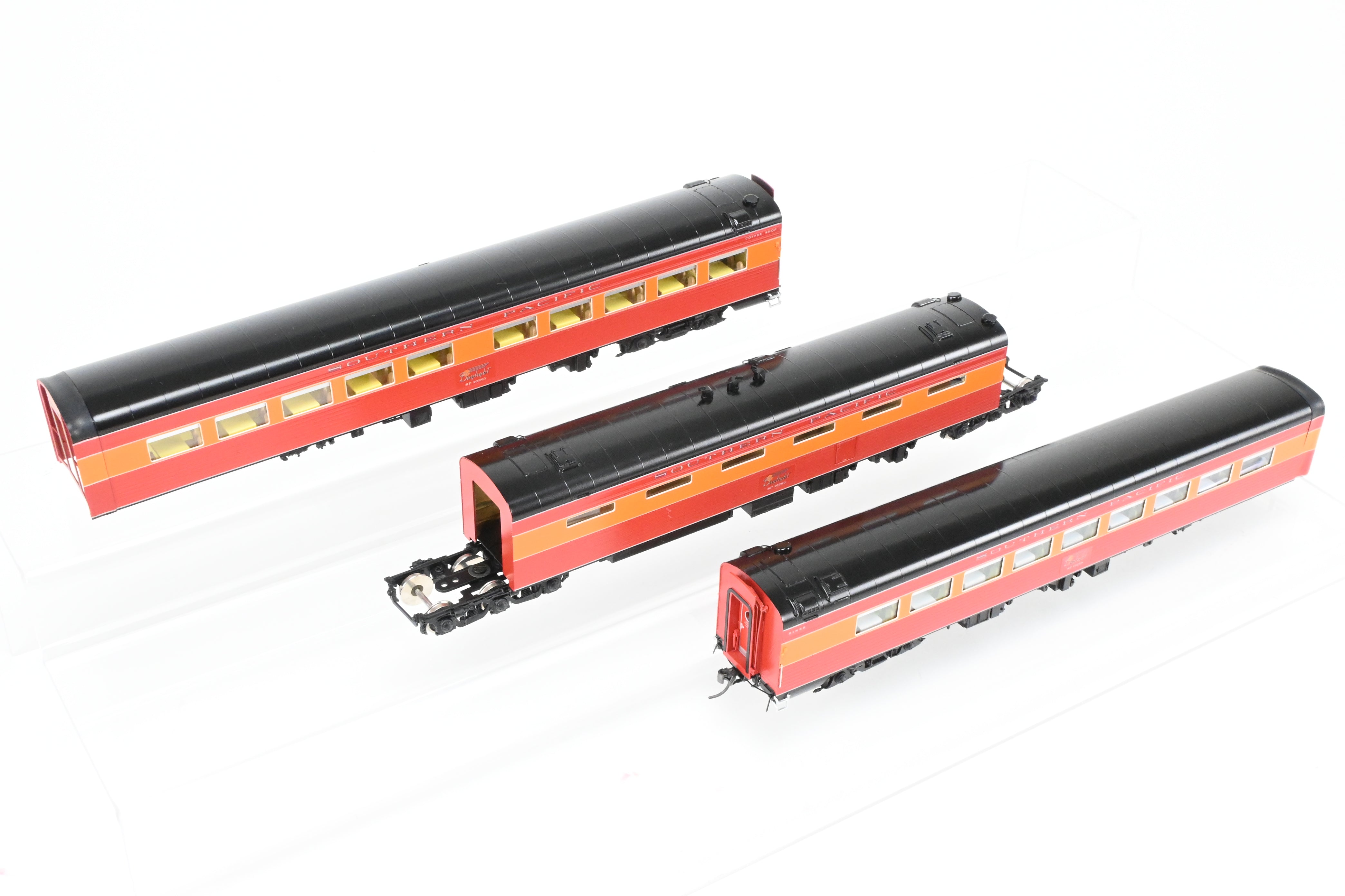 HO Scale Brass CON CIL - Challenger Imports Model Train Set - Southern Pacific 1955 Morning Daylight 10 - Car Full Train Set FP