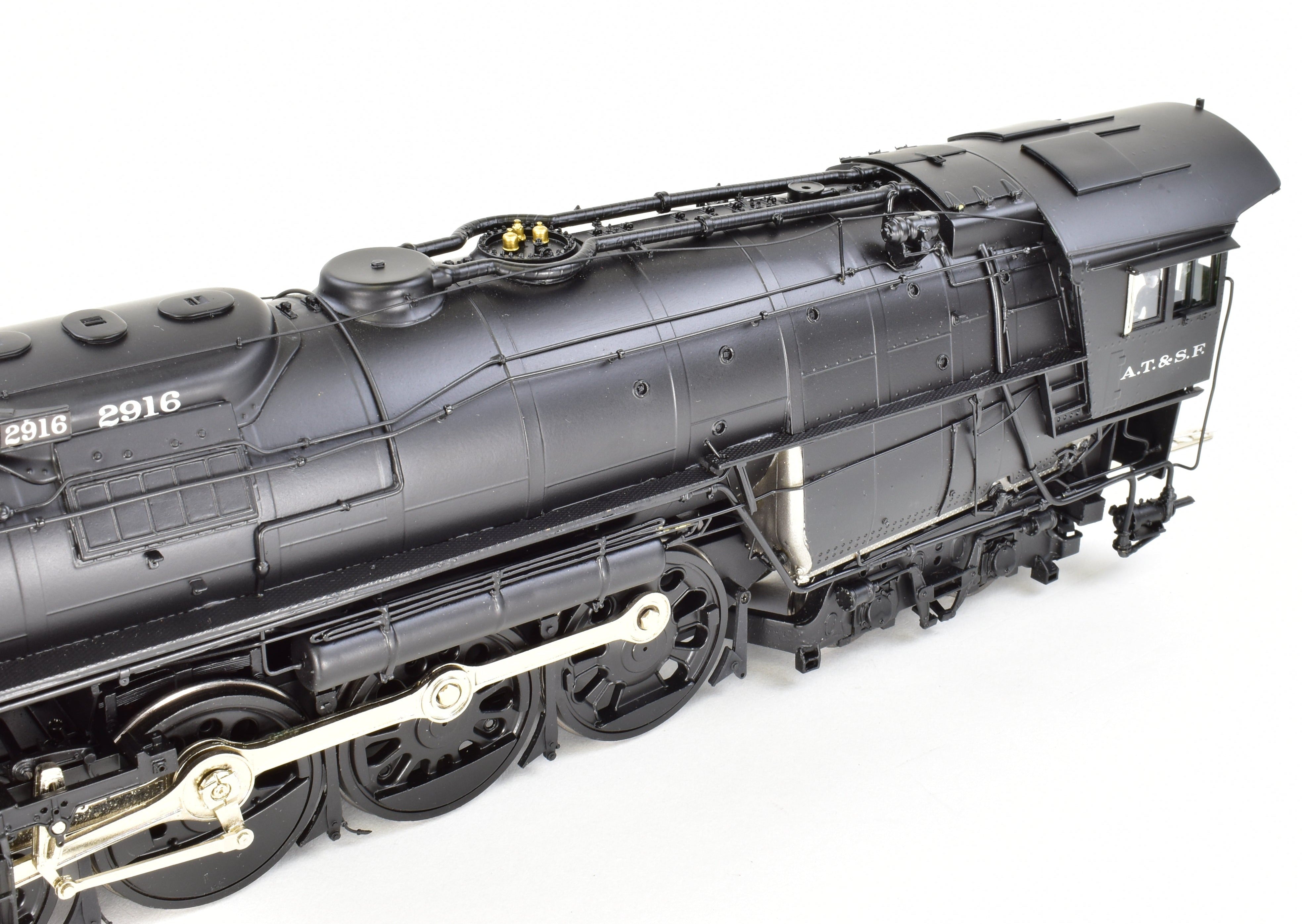 O Scale Brass Sunset Models ATSF - Santa Fe 2900 Class 4-8-4 Factory Painted Locomotive
