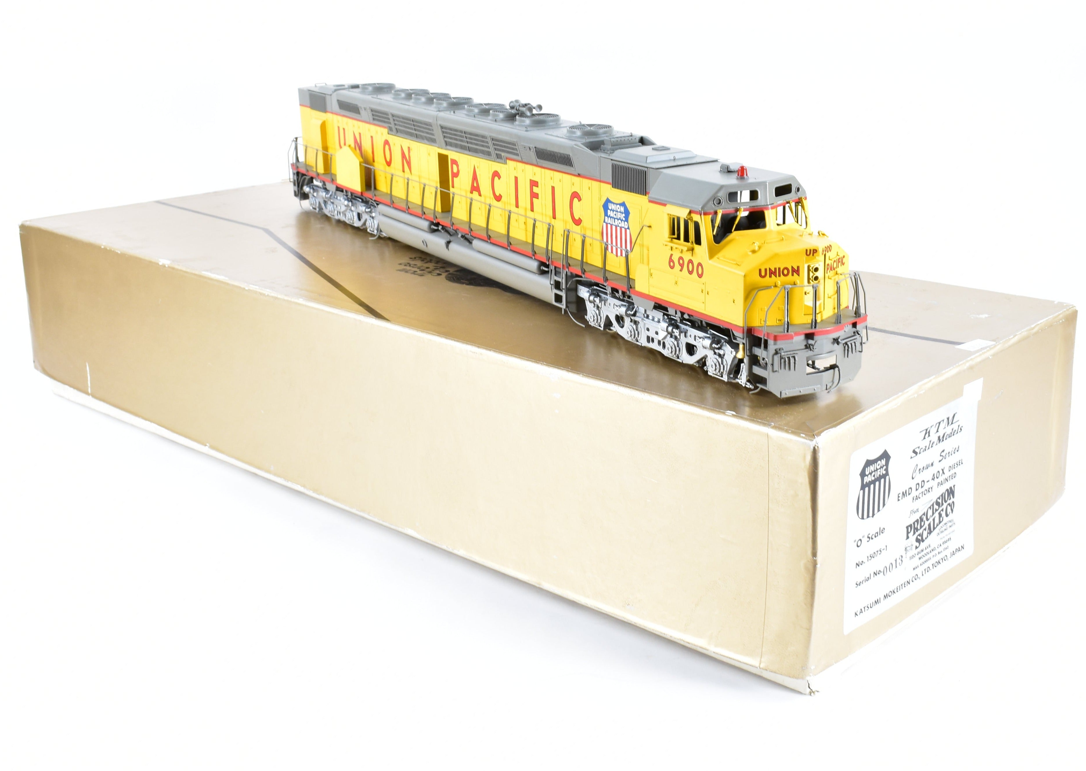 Rare! O Scale Brass Precision Scale Co. Union Pacific DDA - 40X #6900 Factory - Painted Model