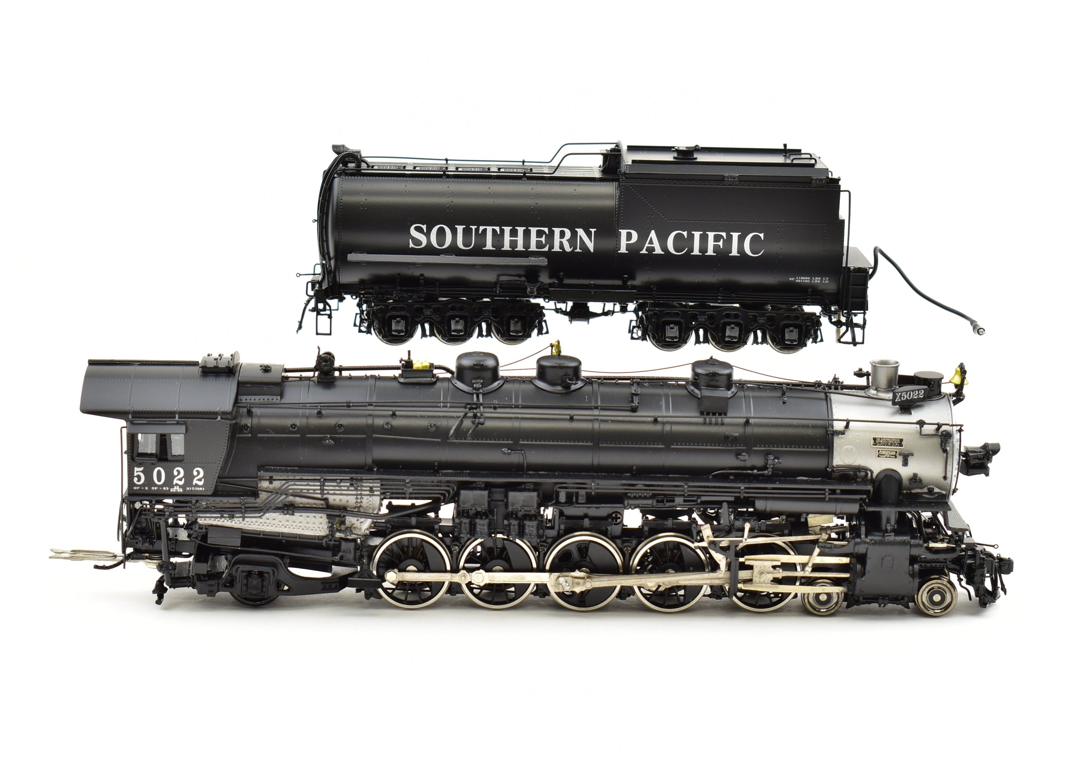 HO Scale Brass Precision Scale Co. SP 4-10-2 Factory Painted Locomotive #5022