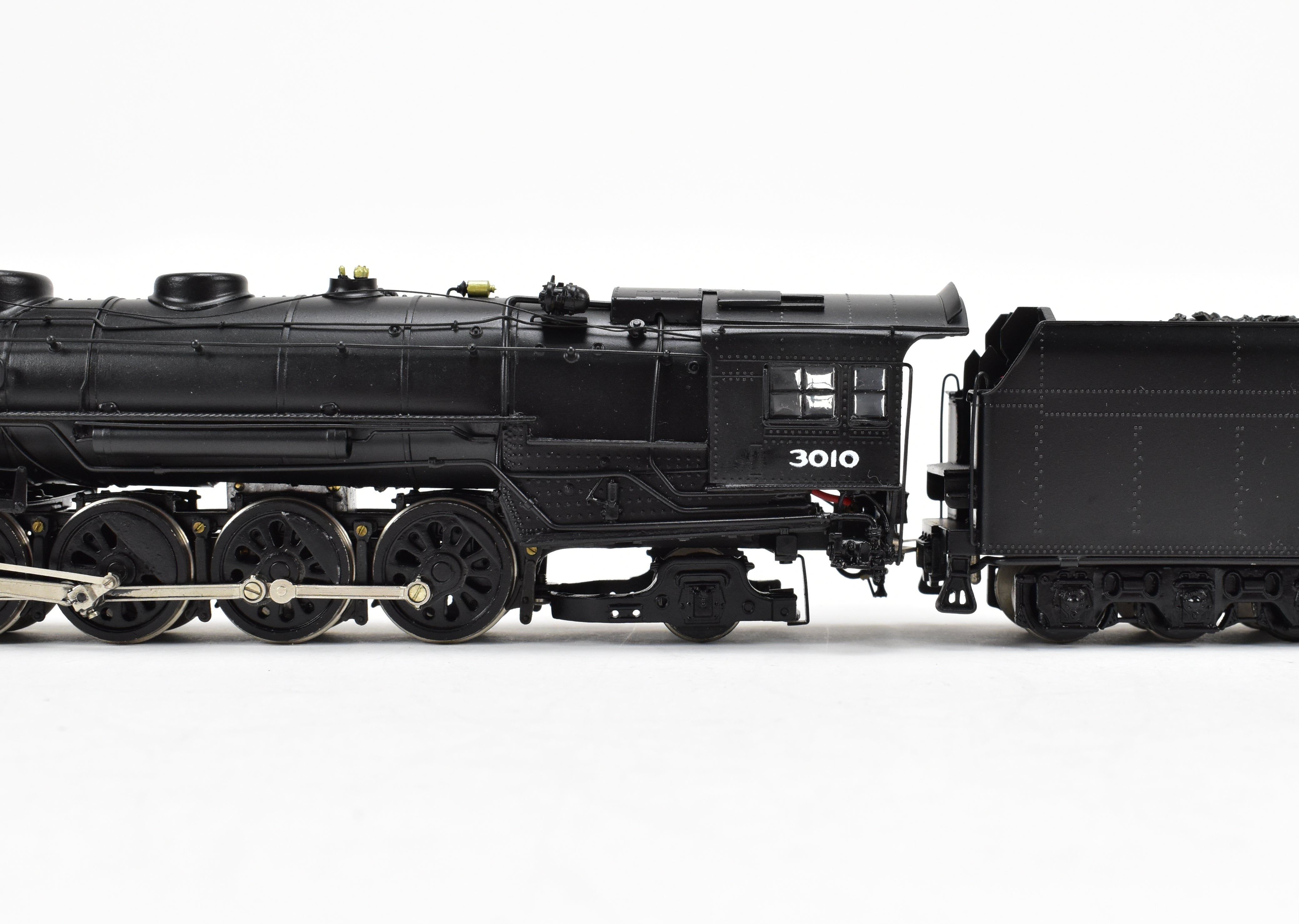 HO Scale Brass Key Imports Model Train - New York Central L-3a 4-8-2 Mohawk 1977 Run Custom Painted Locomotive with Road Number 3010 Decals