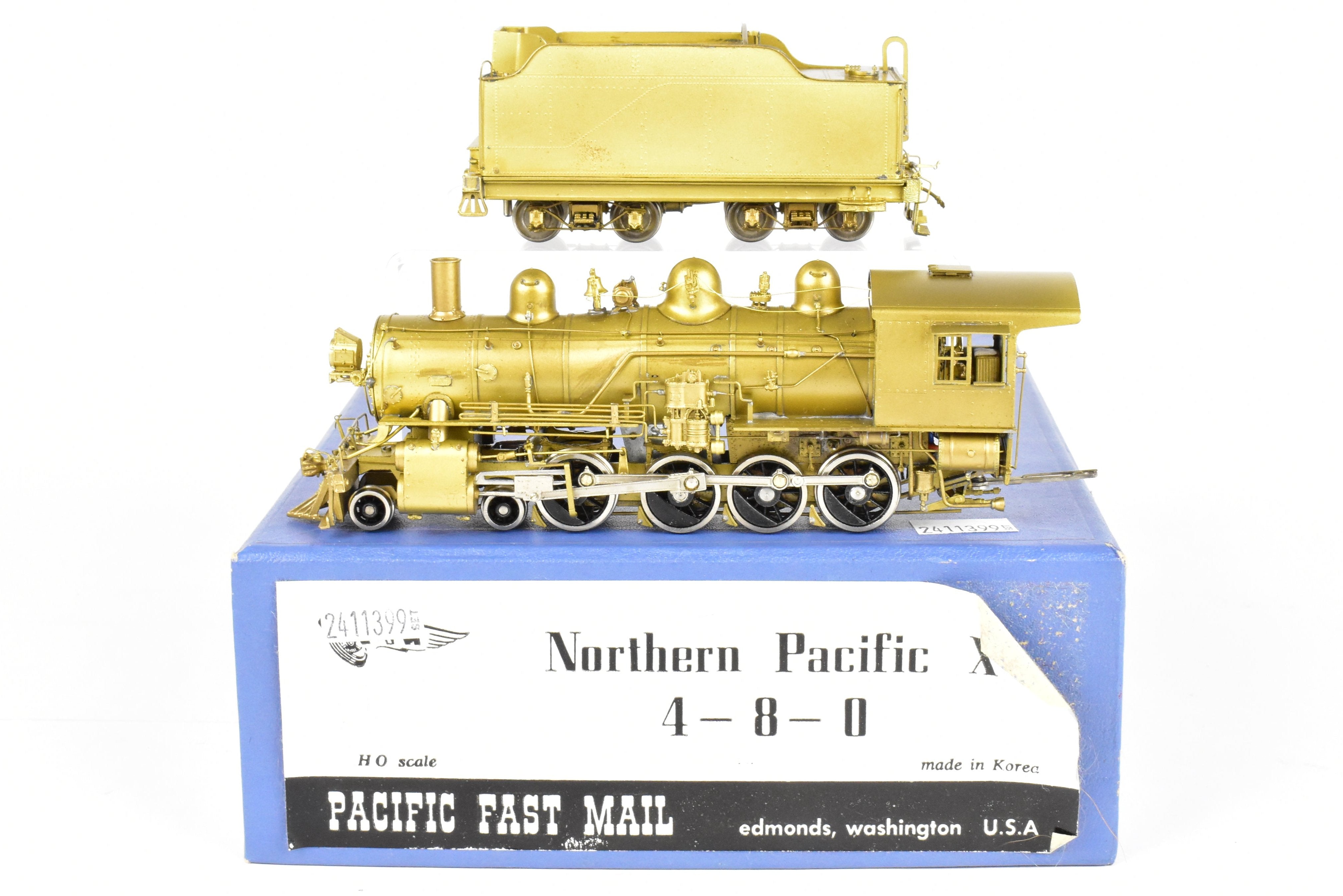 HO Scale Brass Samhongsa Northern Pacific Class X 4-8-0 Mastodon PFM Model