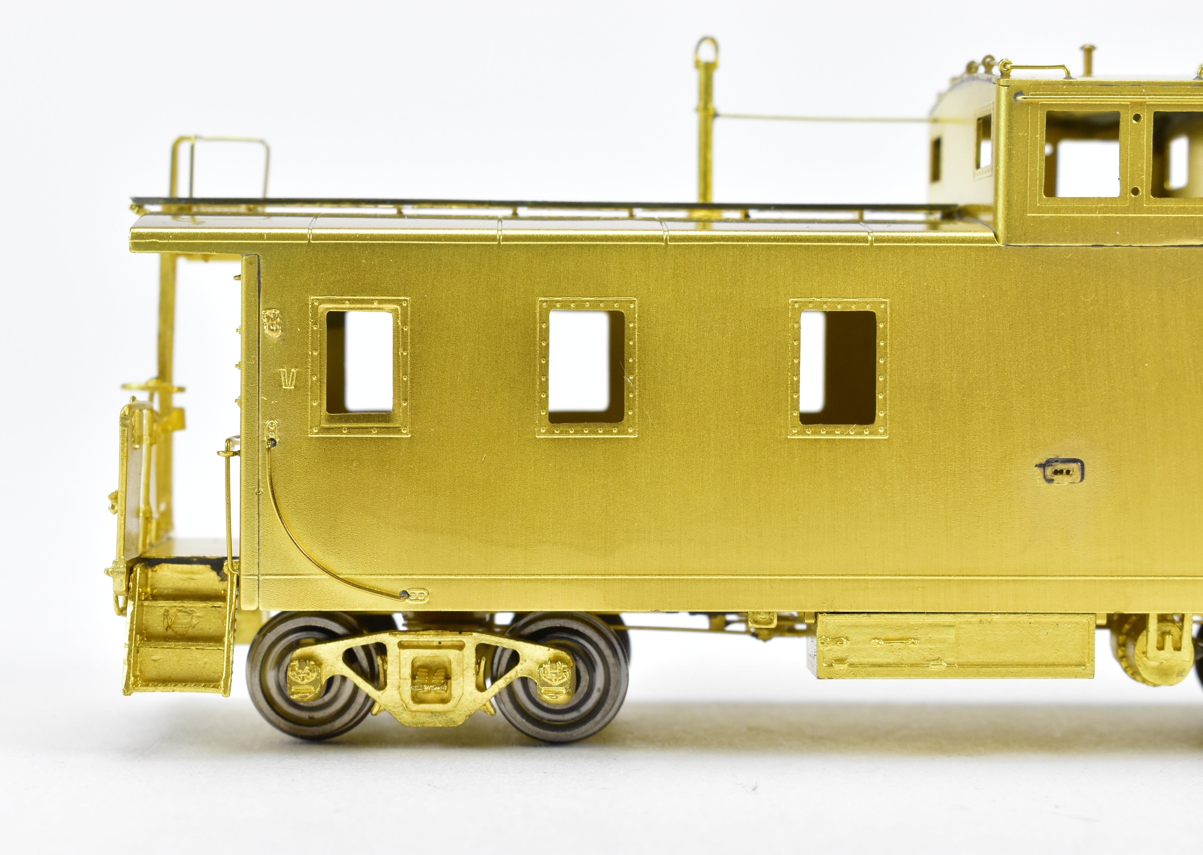 HO Scale Brass Model Railroad Caboose - OMI (Overland Models, Inc.) Great Northern Steel Caboose from 1949 Era, Nos. X295 - 309