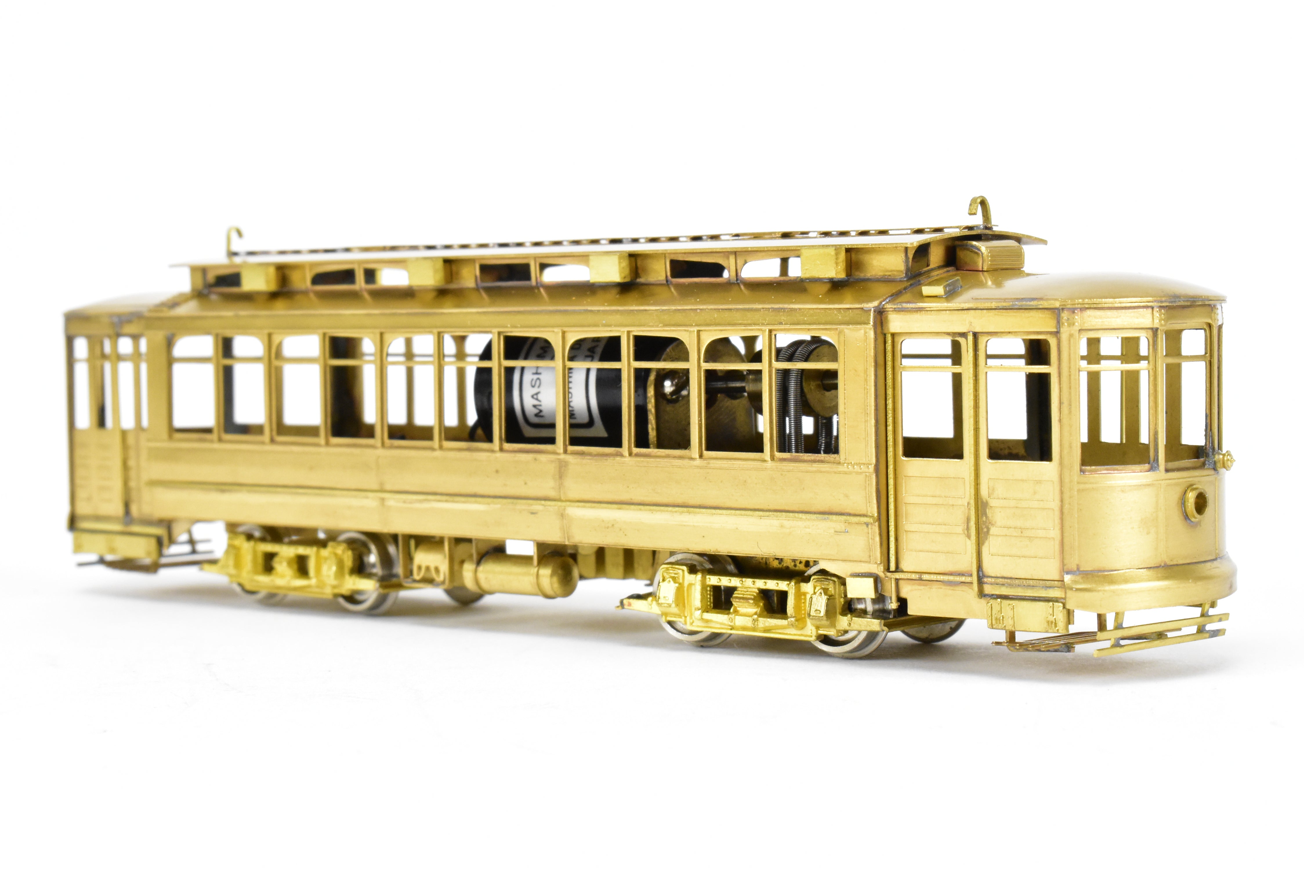 High - Quality HO Scale Brass Chicago Surface Lines Short Brill Car Model 347 CSL by Fairfield Traction Models