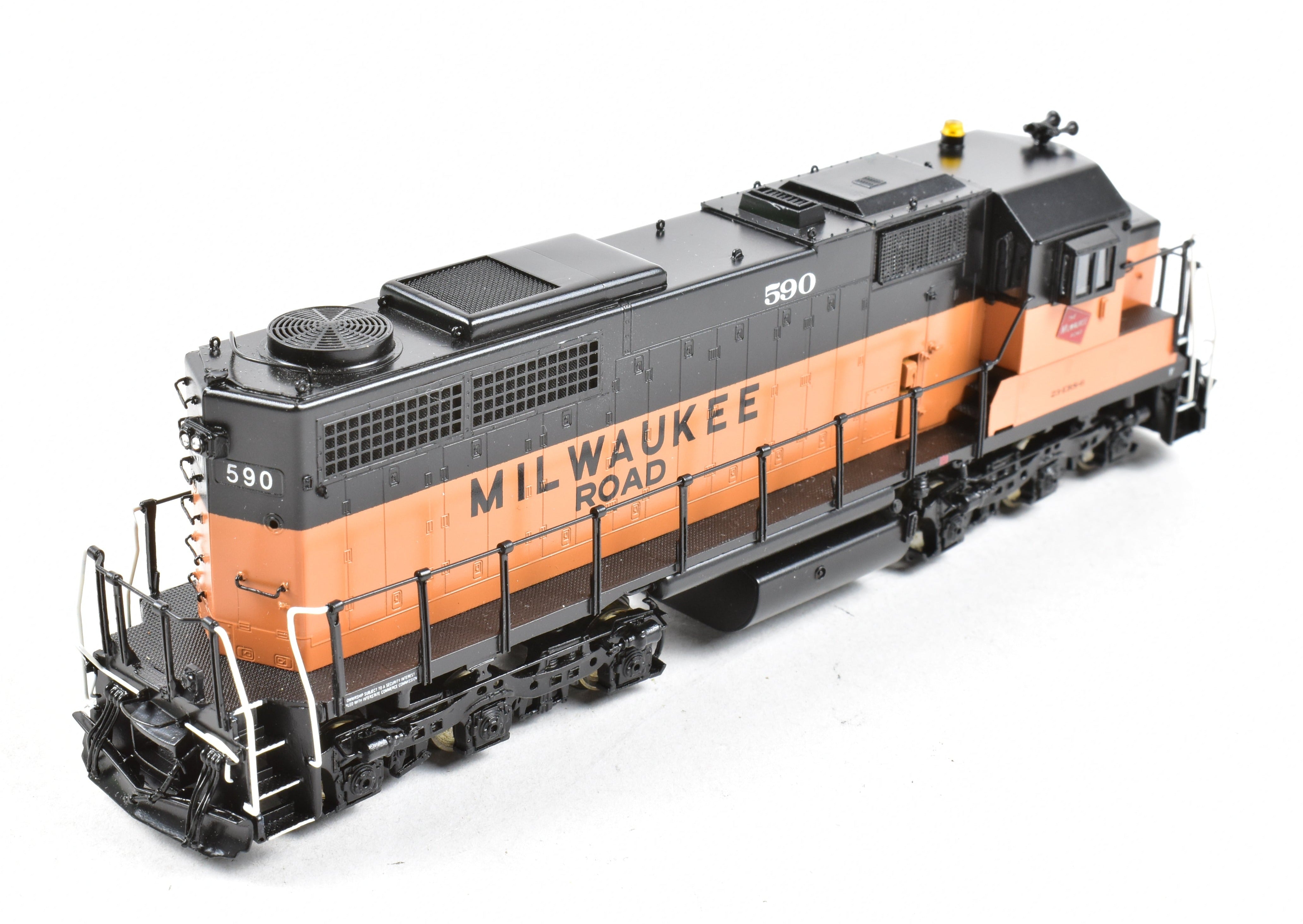 HO Scale Brass Locomotive - Overland Models, Inc. MILW - Milwaukee Road EMD SDL39 Factory Painted and Numbered 590