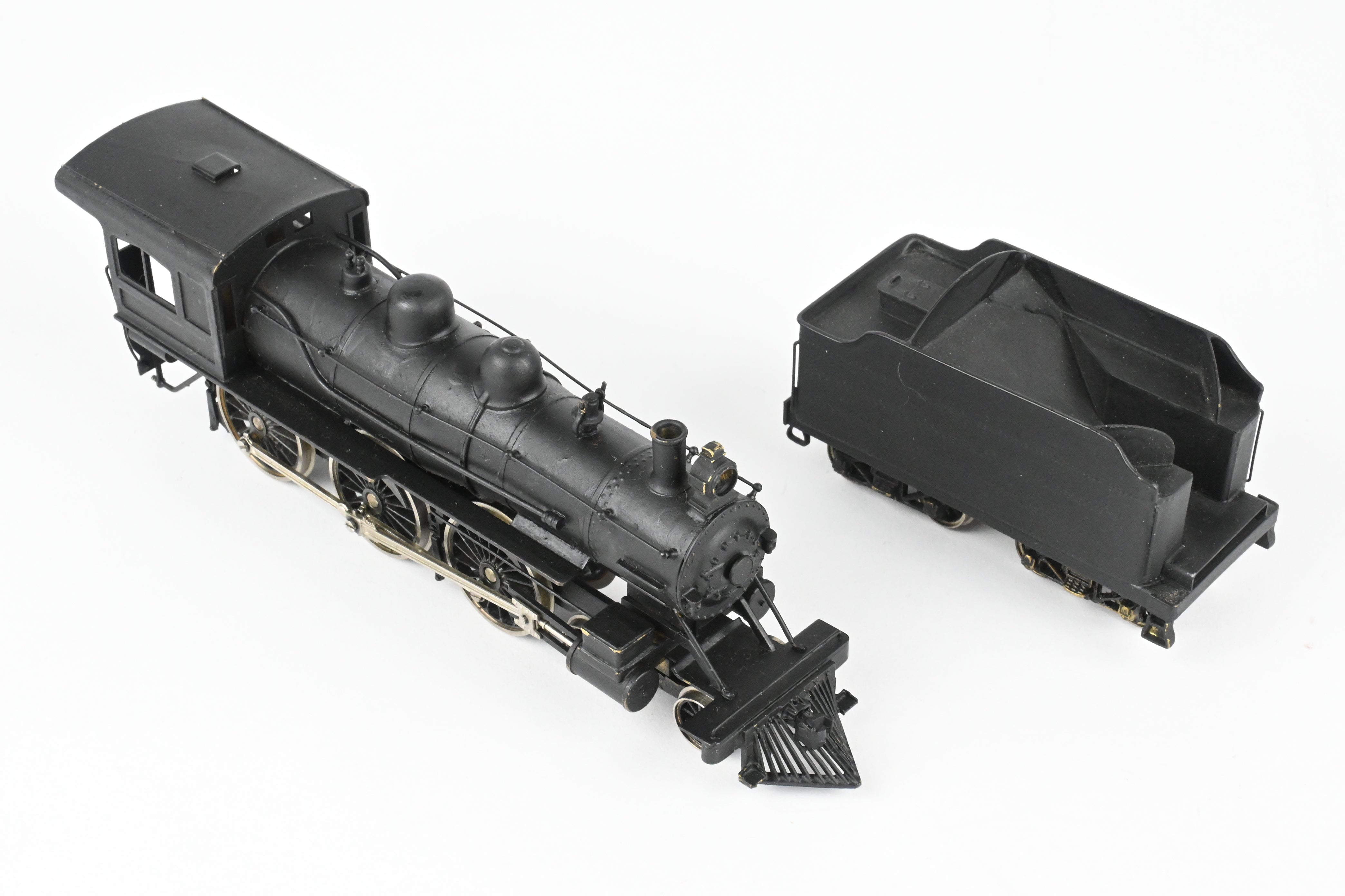 HO Scale Brass Ken Kidder Lake Shore & Michigan Southern (LS&MS) - New York Central (NYC) 4-6-0 Custom Painted and Unlettered Model Train