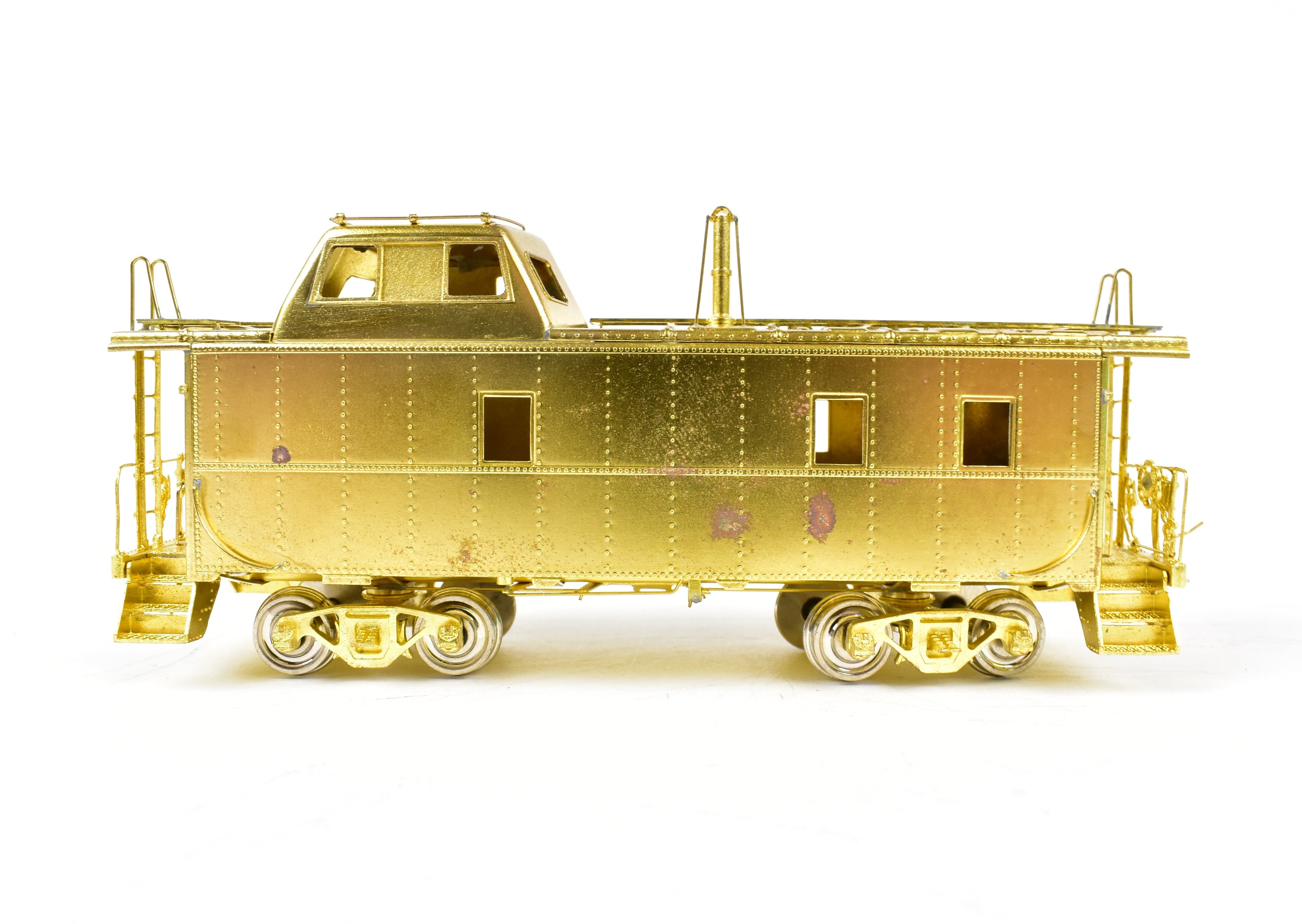 HO Scale Brass Model Train - Overland Models, Inc. Ann Arbor Streamlined Cupola Caboose from #2831 - 2846 Series
