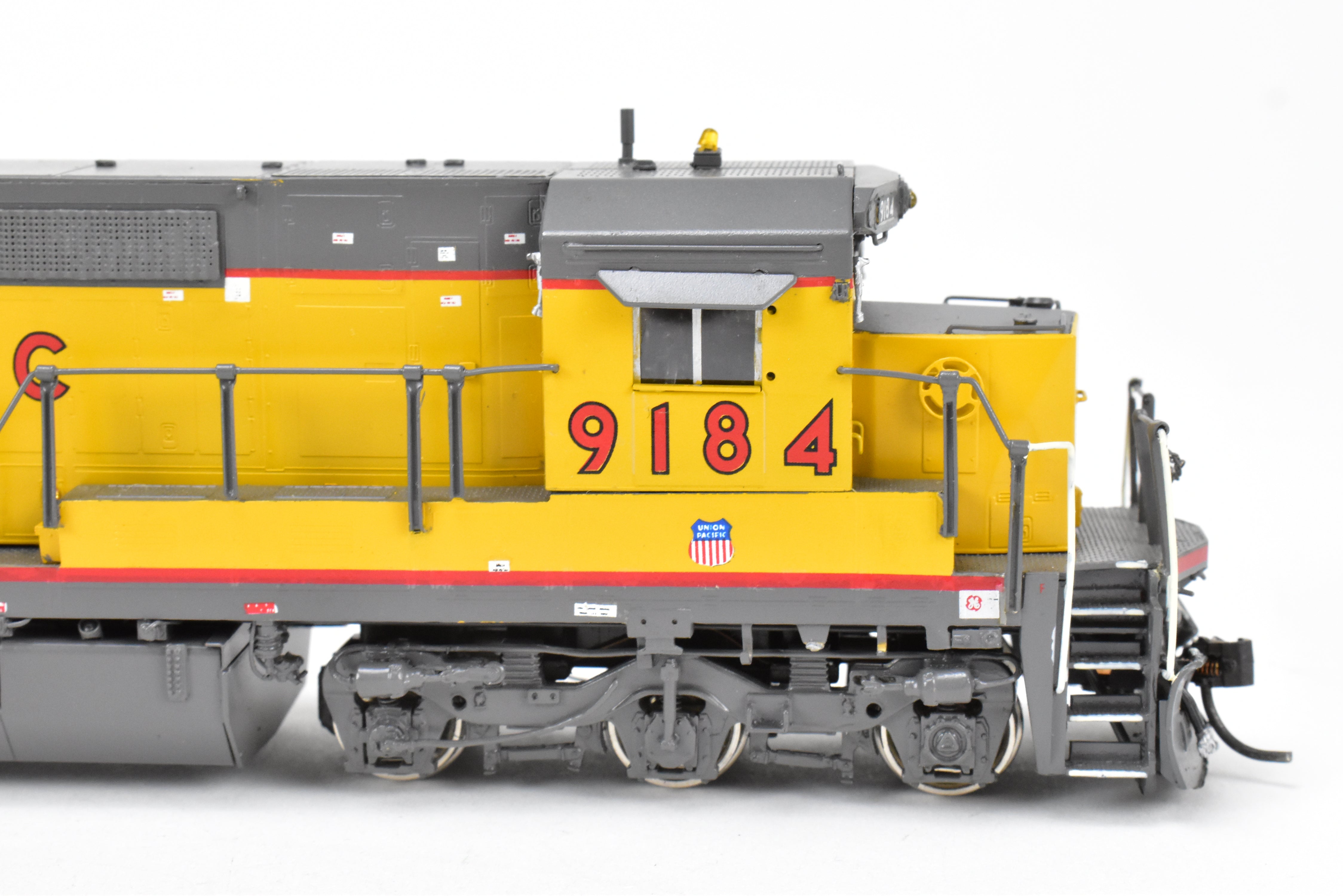 HO Scale Brass Union Pacific GE Dash 8 - 40C Locomotive Model by Overland Models, Inc. Custom Painted with Road Number 9184