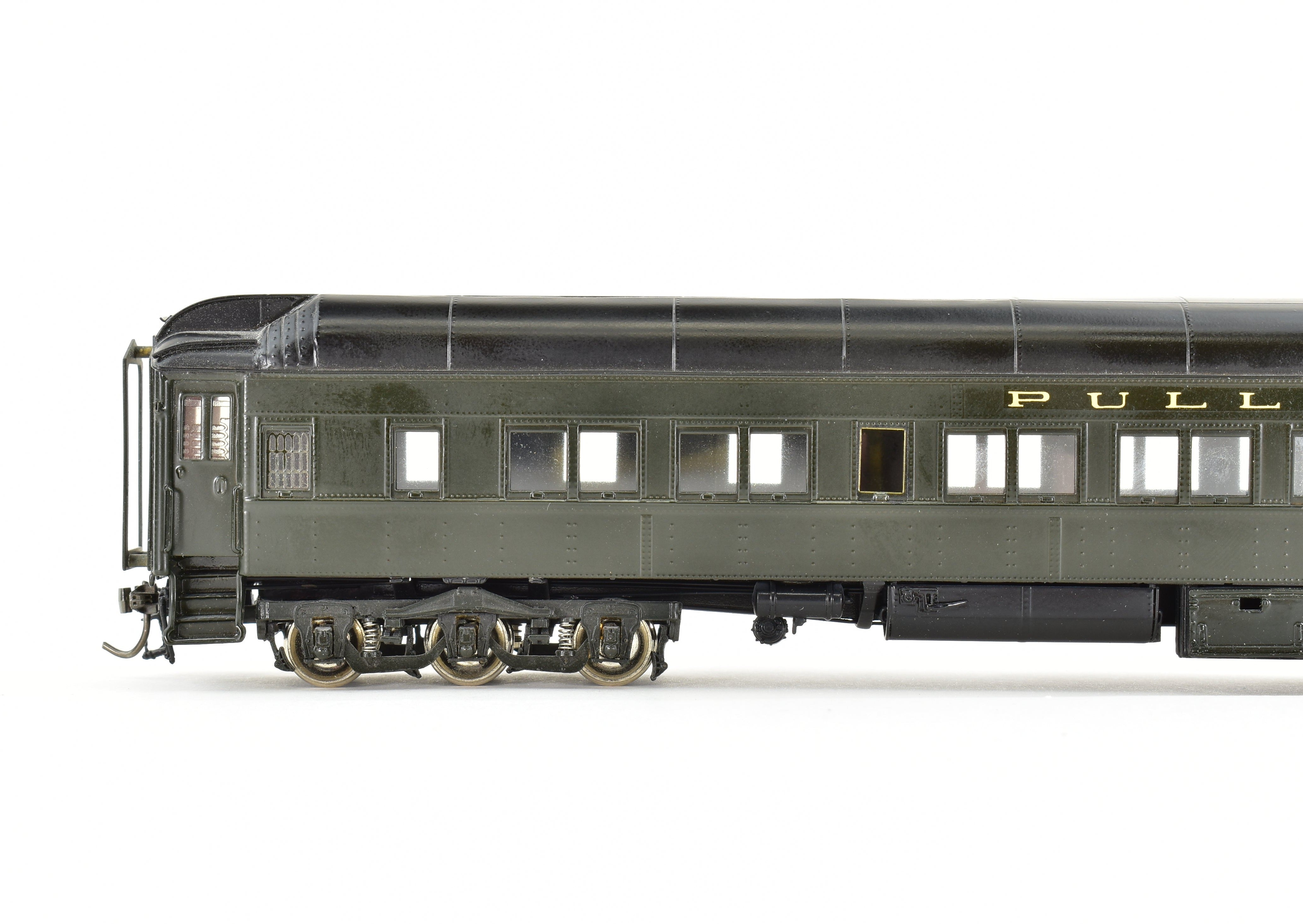 High - Quality HO Scale Brass Precision Scale Co. Pullman 80 - Foot Sleeper 14 - Section Tourist Car Model Plan 3958A with Ice and Air FP
